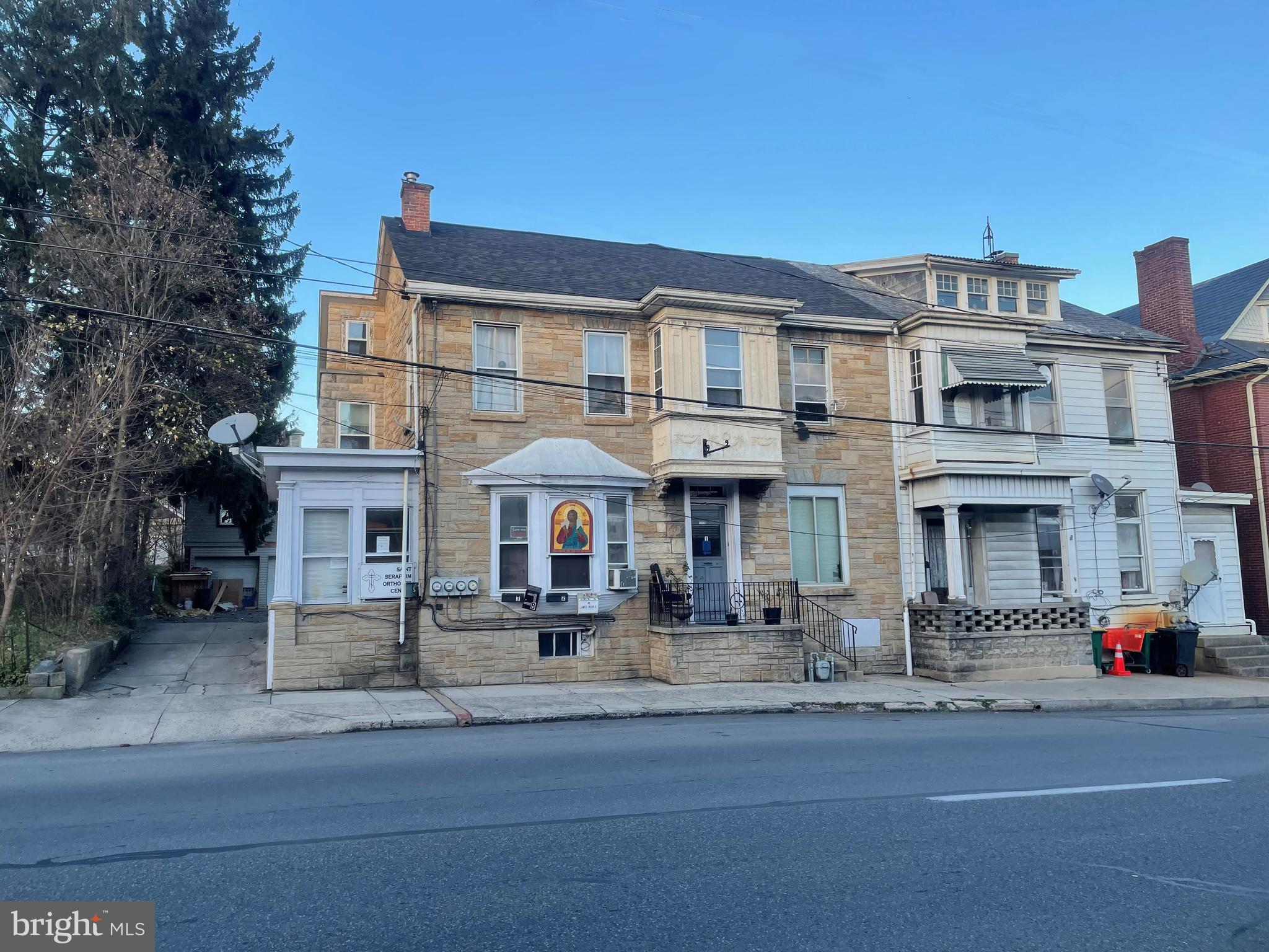 Landlord pays utilities for main building. Tenant pays utilities for garage.
Main building had new roof installed in 2022
1st Floor and garage apartment water heaters replaced in 2023
Parking area stoned in 2023
All leases month-to-month (most residents are long-term), with the exception of the food pantry - through March 2026)
Main building approximately 3,200 square feet / garage building approximately 1,900 square feet.
Located just west of the center square of Chambersburg.