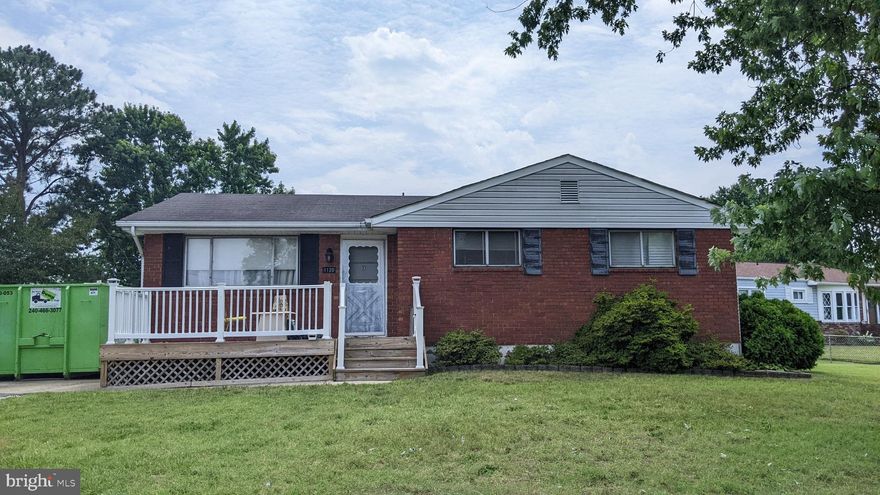 Over 2100 of available square footage in this single family detached Rancher with basement.  Home is in need of alot of TLC.  Perfect for the investor looking to update to rent or sell, or make it your own with a FHA 203K rehab loan.  3 Bedrooms, 1-1/2 baths.  Huge 22'x22' familyroom in lower level.  Brick front and vinyl siding.  Covered patio in rear.  Fully fenced and a cute front porch! Great corner lot and located in Sun Valley which is convenient to Rt 100, Rt 97 and 695.  Easy commute to Baltimore, Annapolis, Columbia and more.  Close to restaurants, shopping and parks.  Homeowners are still moving out. Call if you wish to see additional photos.  Offers accepted anytime.  Showings must wait until the property is released as an Active Listing.  New photos to be taken once the home is empty.  Call if you have any questions.