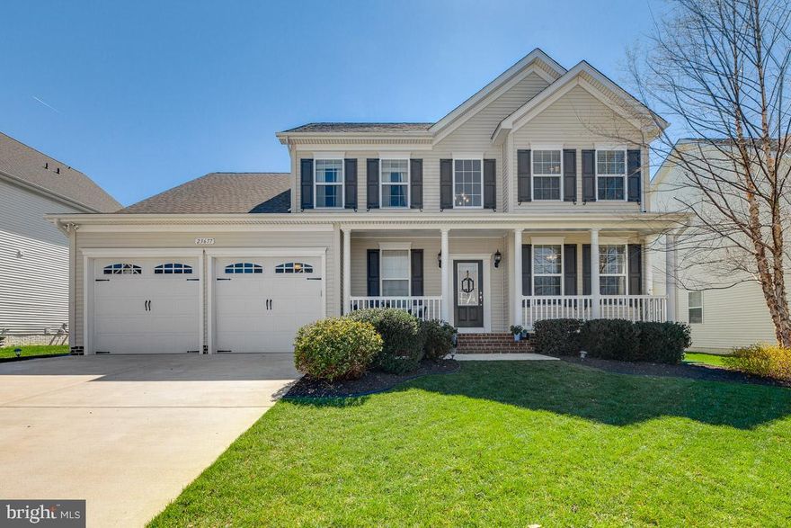 This Immaculate QBH Newport Model with close to 4,000 +/- Finished Sqft is Available in the Popular Leonard's Grant Community! Meticulously Maintained Home Boasts 5 Spacious Bedrooms; 3 1/2 baths; Formal Living Room with Crown Molding; Formal Dining Room with Crown and Chair Rail Molding; Hardwood Flooring Through-Out; Large Gourmet Kitchen Complete with Center Island, Stainless Steel Appliances (Double Wall Ovens, Gas Cooktop) and Opens to the Family Room with Gas Fireplace; Enjoy the Private Owner’s Bath with Soaking Tub, Dual Sinks, and Separate Tile Shower; Finished Basement Features Expansive Recreation Room, 5th Bedroom, 3rd Full Bath, plus a Storage Area; Front Load Attached 2 Car Garage; Relax on the Covered Front Porch; Fenced Rear Yard Showcases the Beautiful Stamped Concrete Patio and Plenty of Yard! Short Walk to the Community Pool, Clubhouse, Fields, and Playground! Walk or Bike to Captain Walter Francis Duke Elementary! Close to Historic Leonardtown Square, shopping, restaurants, and the New Leonardtown Library! Minutes to PAX NAS! See it Today!