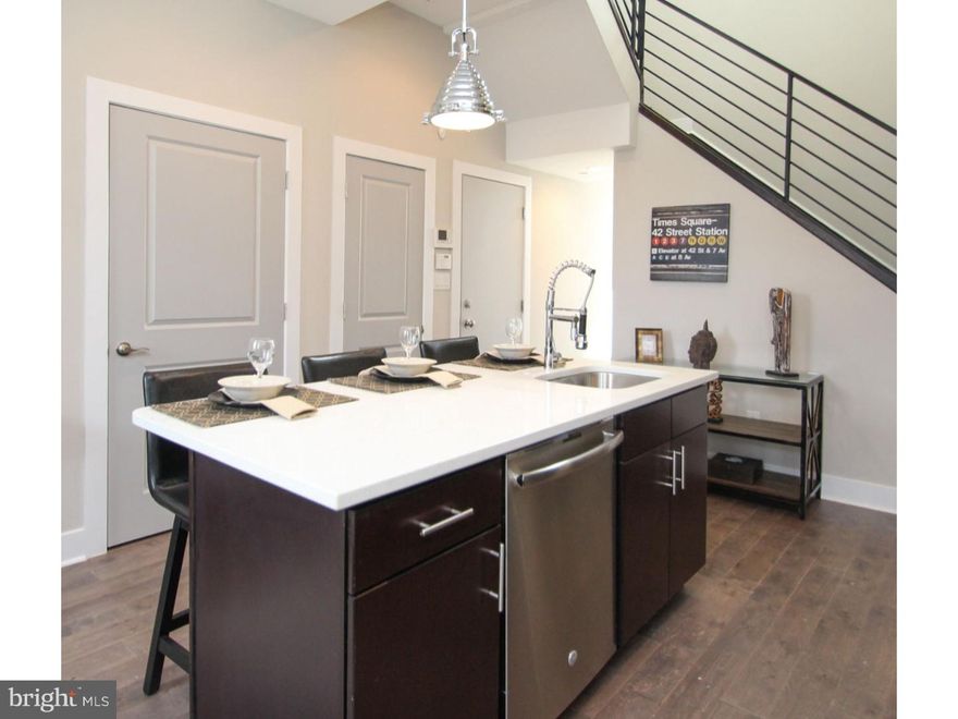 Spectacular Fishtown multi-level unit ready for immediate occupancy. First level features beautiful hardwood floors, living/sitting room area, contemporary kitchen with quartz counters, and stainless steel appliances. Second floor is huge master suite with spacious bedroom area and ultra modern bathroom ceramic bathroom. Lower level contains one sizable bedroom, full ceramic bath and additional room which is ideal for office/small bedroom. Over 1400 sq ft of living space! Great location! Convenient to public transportation, Cedar Point Bar, Pizza Brain, Philadelphia Brewing Company, Loco Pez, and much more!