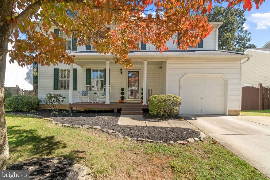 SHOWINGS START SATURDAY! Spacious 4 BR, 3.5 BA, 2820 SF, 3 level Colonial in popular Bay Dale Estates is waiting for you and offers Blue Ribbon Broadneck Schools and a community tot lot! Single car garage and extra wide parking pad. Nicely painted with neutral colors and hardwood floors throughout main and upper levels.  White plantation shutters on all windows and gas fireplace in Family Room! Lower level is carpeted and includes large Recreation Room, full Bath, outside access and lots of storage. Fully fenced large yard, refurbished deck, small shed and mature landscape. Nice quiet location on cul-de-sac street and community playground only a few houses away! Don't let this one get away.!