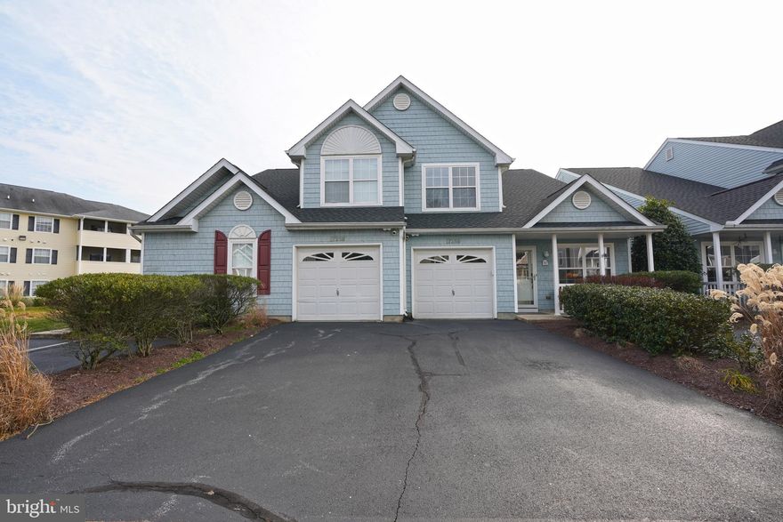 EAST OF RT 1 & ADJACENT TO THE LEWES - GEORGETOWN BIKE TRAIL! Welcome to 17256 Queen Anne Way, a stunning, chic and upgraded twin-home offering the perfect combination of style, convenience, and low-maintenance living! 

This spacious 3-bedroom, 2.5-bathroom twin-home features an open floor plan with a large living room, family room and dining area. The amazing kitchen features newer cabinetry, solid surface countertops and new refrigerator. Luxurious LVP flooring and carpeting in the bedrooms. There's a garage for your vehicle and beach gear, and a screen porch and patio for morning coffee, afternoon cocktails, and al fresco meals. A large rear common area is perfect for kids or dogs to play, and there's ample parking for guests. 

This exceptional property is designed with a condo fee that covers the maintenance and repairs of the roof, siding, sidewalks, streets, driveway, parking area, pool, lawn care, irrigation, plus insurance and trash/recycling pickup. With all these services included, you can spend your time enjoying the nearby shopping and dining, leisurely bike rides on the nearby bike trail into historic Lewes, Cape Henlopen State Park, Lewes beach, and Rehoboth Beach. This ultra-convenient location provides the best of coastal living, whether it's your peaceful full time home or gorgeous beach retreat. Don’t miss your chance to have it all! Sold furnished with exceptions.