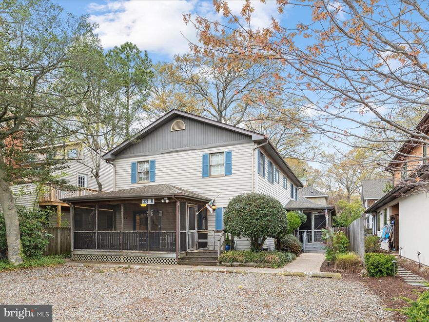 Rare opportunity—two spacious homes for one incredible price in the heart of Rehoboth Beach. Tucked away on a quiet street in North Rehoboth, this delightful downtown duplex offers surprising privacy, generous parking, and strong rental potential. Each unit is separated by a cinder block wall from the basement to the attic, providing excellent soundproofing and a true sense of separation. Both homes feature three bedrooms, two and a half baths, a finished basement, three levels of living space including two distinct living areas, and a wonderful screened porch for relaxing after a day at the beach. The property holds two active rental licenses and boasts over 20 years of solid rental history. Whether you choose to keep one side for personal use and rent the other, or take advantage of the demand and rent both, this property is a proven income producer. Sold fully furnished and ready for the 2025 season with bookings already in place.