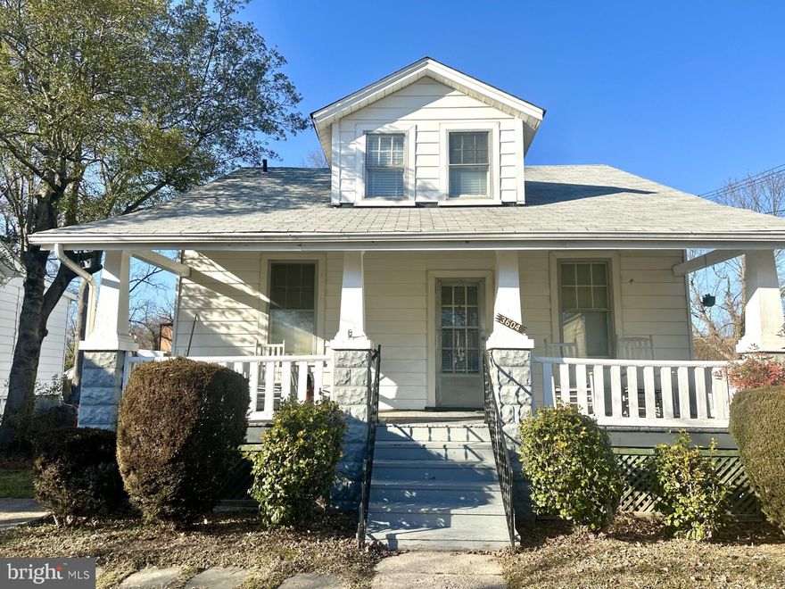 Multiple unsolicited sight unseen offers, and the Seller chose to accept one of those offers. The property is sold strictly as is and the Seller will make no repairs, with no exceptions. Cash or rehab loans only. This sought after home needs a total rehab but has great bones. A savvy buyer knows that with sweat equity, this diamond in the rough will shine bright again! Welcome home to the adorable covered front porch that is a great outdoor auxiliary space.  As you enter the home, you will be pleasantly surprised by how spacious the main level is with a formal living room, formal dining room, kitchen, full bathroom with a tub and shower combo and two bedrooms. The kitchen has gas cooking, a side entrance, room for table space or an island, and is surrounded by windows to let the natural light inside! Steps away there are two bedrooms and a full bathroom, which makes this home very popular with those that want to age in place. Wander your way to the upper level with three more bedrooms and attic space which can be expand for more living space or keep as is for great storage. The basement has a half bath, laundry area, utility area and plenty of space to create the basement of your dreams. Spring is here and the large, flat and partially fenced rear yard offers the opportunity to design your own personal outdoor oasis. The driveway has private parking plus there is more on-street parking.  All this is minutes to DC and close to major commuter routes, public transportation and great shopping and dining! Anything left inside the home becomes the property of the buyer.