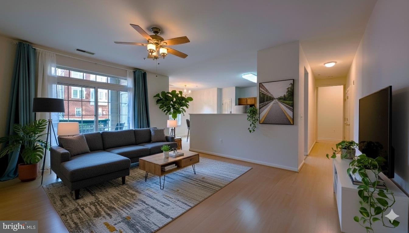Fallsgrove home for sale in Rockville, MD! 1 bedroom, 1 bathroom ground-level unit with in-unit laundry, outdoor space, new flooring, and new water heater. This is a rarely-available MPDU (Moderately Priced Dwelling Unit) with subsidized condo fees, water included, and income restrictions removed (new owner must still abide by MPDU program rules). Requirements to be eligible to purchase: (1) buyer does not currently own a home; (2) the home remains the buyer's primary residence only for the entire duration of ownership up to 30 years; (3) buyer must qualify for financing - lender does not have to be MPDU approved; (4) selling the home before the 30-year period must follow the City of Rockville's guidelines for re-selling the MPDU. Home warranty to help offset the cost of home maintenance included!