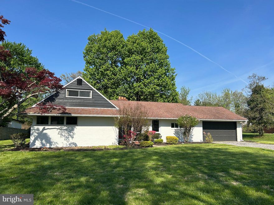 Fantastic Mid Century Rancher in great Pikesville area.  Welcome home to this completely remodeled home offering a perfect blend of vintage features and stylish upgrades throughout. An airy, open layout filled with natural light welcomes you upon entering. Enjoy the thoughtfully designed gourmet kitchen with large island seating and high-end SS appliances. A brick fireplace provides for a cozy living area designed for family gatherings and entertaining.  The built in electric fireplace adds an elegant touch to the dining area. This home offers 2 large master bedrooms with ensuite bathroom. Built in closets provide ample storage in both bedrooms. The room in the back offers multiple usage - additional bedroom- office or additional family room.  From the time you step through the stylish front door, you will experience a cheerful and welcoming vibe. A cozy courtyard patio with built in grill invites for outdoor dining and entertaining.  The 2 car garage and flat driveway can easily accommodate 6 cars.  Experience all one level living in a beautifully maintained and family friendly neighborhood. Enjoy peace of mind with all new appliances and a brand-new electric heat pump. This home is conveniently located just 7 minutes to the Shops at Quarry Lake – The Fresh Market grocery store, Starbucks, Walgreens and various restaurants. Easy access within 2 minutes to 695. Perfect for "EMPTY NESTERS" and young families alike. The large garage can easily be converted to extra living space if needed.