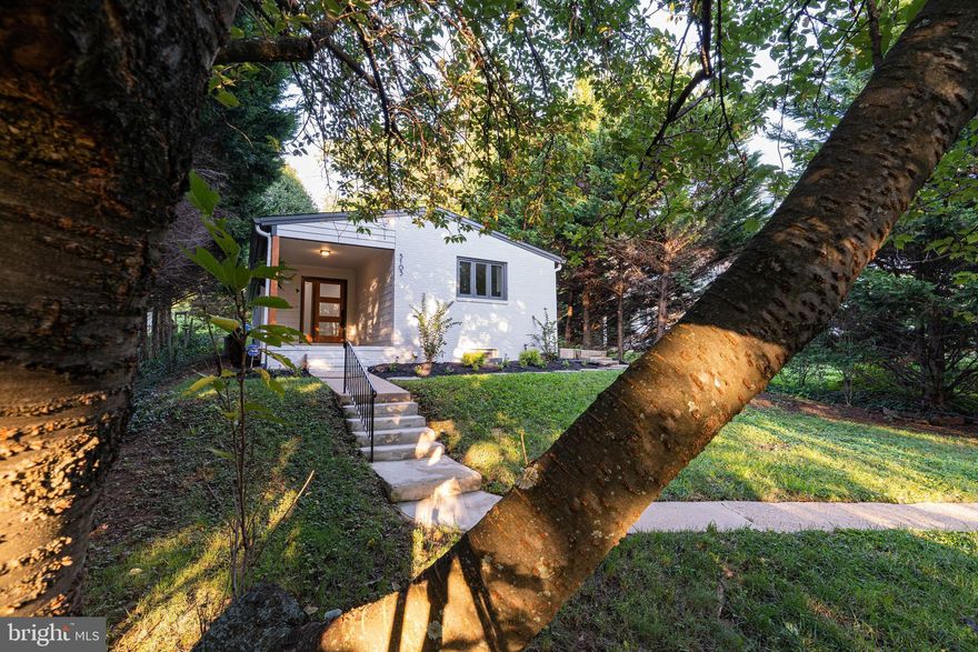 One of a kind renovation in Roland Park! A unique mid century rancher tucked on a hill on a quiet block in one of Baltimore’s best neighborhoods. The main level offers comfortable living and dining room areas which are open to the stunning kitchen remodel. Beautifully refinished hardwoods lead to 2 main level bedrooms, including a master suite with a show stopping Master bath and walk in closet. The lower level almost doubles the finished square footage with a large open areas that could have multiple uses. Office area, den, recreation or family room to name a few and a lower level bedroom (no egress but room for a closet) with a bathroom ensuite. New HVAC, roof, carpet, come see for yourself today! Large parking pad off of rear alley. Walk right across the street to Cross Keys amenities, easy access to schools, shops, restaurants, seconds from I-83. A special opportunity in Roland Park and RP schools!