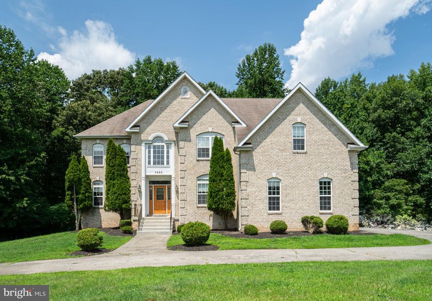 Just listed is this 5 Bed/4.5 Bath home located on over 3 acres of land with a wrap around driveway sold AS-IS. This spacious brick colonel home sits in a quiet highly desired neighborhood. With a little TLC this home could be your forever home! Located within the Canterbury Estates Subdivision this property has a 3-car garage, three levels with a finished basement and is close to the Cedarville State Park with access to 26 miles of hiking/horseback trails and much more!  This property is located in an USDA eligible area to receive 100% financing. Please check the USDA property eligible map to verify. Don't miss this amazing opportunity!