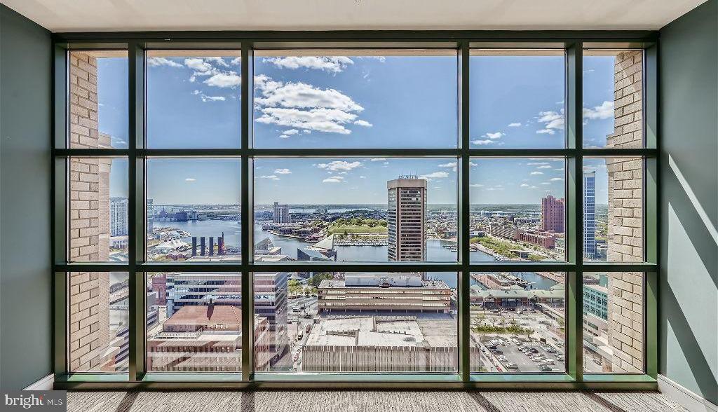 Come live the skylife at 414 Water Street located in the historic Inner Harbor with incredible city views. This one of a kind retreat offers 2 beds and 1 bath, in unit laundry, hardwood floors, granite counters, maple cabinets, and panoramic sound proof windows with light filtering shades. Enjoy the private balcony with the wonderful breeze. The thoughtfully crafted floor plan maximizes both space and storage with generous closets and peaceful bedrooms offering ultimate comfort. Water & Gas included!! Pay your own electric averaging up to $50 a month. This apartment comes furnished for a turnkey package. The prestigious condominium delivers resort-style accommodations with sunny rooftop pool and hot tub, fully equipped fitness center, sophisticated business center, dedicated 24/7 concierge service, secured inbuilding parking and storage. This is your chance to enjoy the ultimate downtown experience.