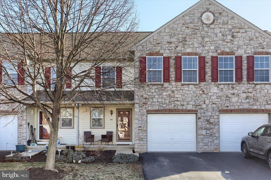 Charming Townhome in a Prime Location!  Discover this lovely 3-bedroom, 2.5-bathroom townhome, perfectly situated just 10 minutes from Hershey Medical Center and close to everyday conveniences. Enjoy a low-maintenance lifestyle with HOA-covered exterior upkeep, plus a scenic walking path throughout the community.  Inside, the kitchen cabinetry and counters extend into the dining area, creating additional space for storage and entertaining. The fully finished lower level offers extra living space and storage. Its the  perfect space for a home office, gym, or recreation room.   A laundry room is conveniently located on the bedroom level and features a utility sink.  Don’t miss out on this beautifully designed home in a fantastic neighborhood—schedule your showing today!