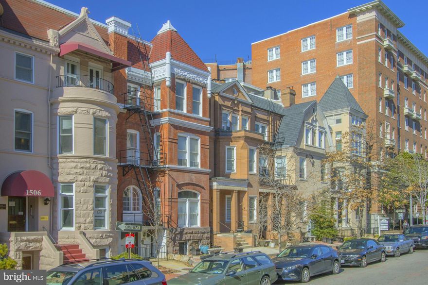 These 3 RARE Dupont Circle townhouses are in the PERFECT location and ideal for any investor or developer w/ favorable zoning. Units are sold together & currently divided into 10 units. Has 13,240 total interior sq. ft and .12 acre lot size.  W/in walking distance to Metro, shopping, dinning &more!