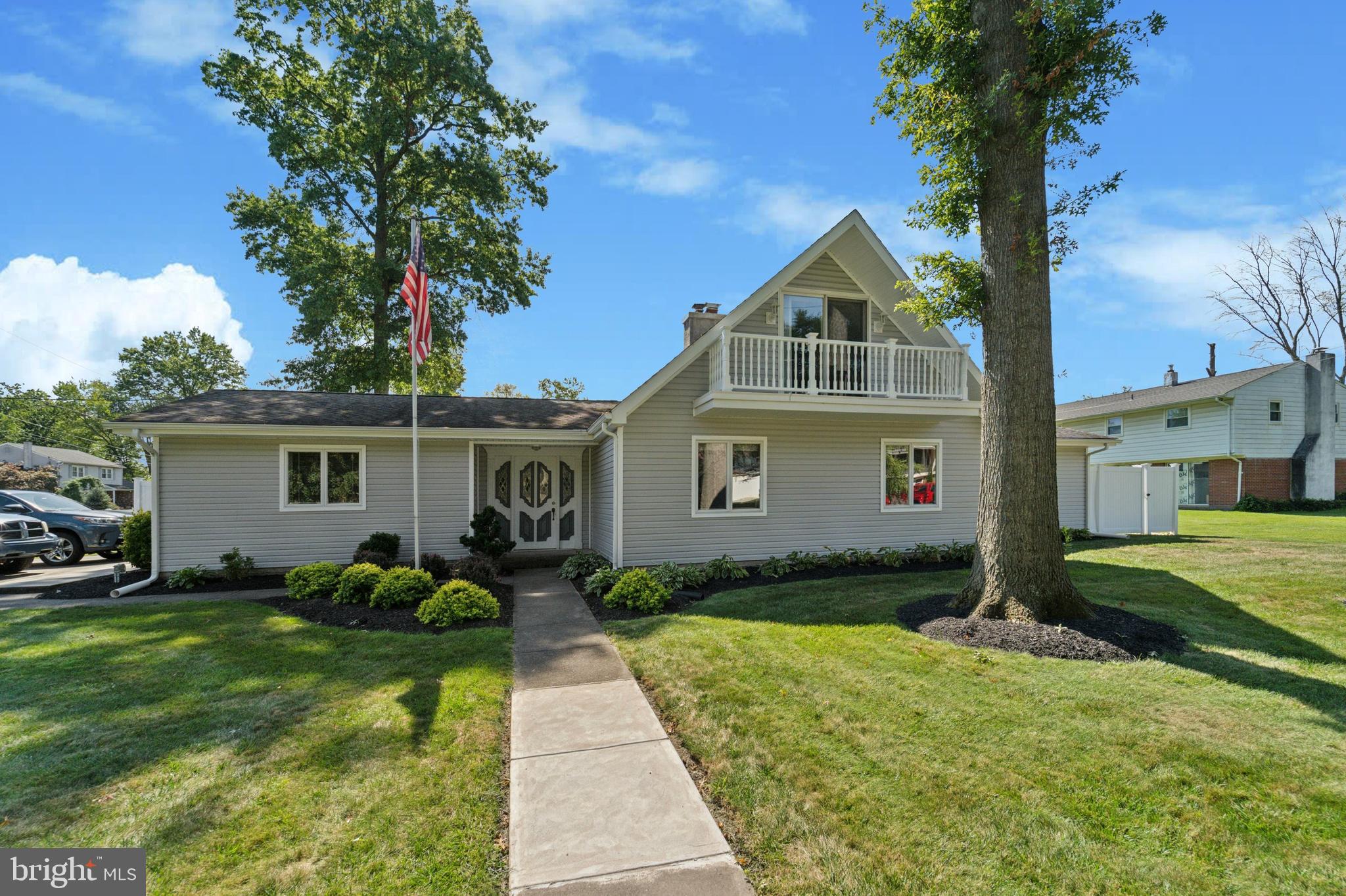 The original builder/owner has lovingly cared for this beautiful home. Meticulous and unique, just touring this house is an absolute pleasure. Enter into the expansive foyer where you will love the easy-clean floors and large closet space. The living room is a delight in itself with cathedral ceiling, a wall of sunny Anderson windows, brick fireplace and plush carpeting. The dining room lends itself easily for gatherings and features a wood floor and extensive wood trim. Bright and cheerful, the kitchen offers white cabinets, solid surface counters, stainless steel appliances and a tile backsplash. Conveniently located off of the kitchen, the mudroom/laundry offers an ample space for household chores plus easy access to the rear yard. Move over to the other side of the first level and you will find 3 bedrooms and 2 baths. The primary bedroom has his & her closets plus an attractive window seat between. The ensuite bath has a vanity that has enough room for a make-up area plus sink and shower. Two other bedrooms with great closet space also occupy the first floor and are serviced by a hall bath with tub/shower and attractive attributes. Upstairs you will find another large and comfortable bedroom. If you like to entertain or host gatherings the backyard will be a delight. A private and comfortable gazebo is the perfect place for any season with its wood floor, built-in benches, ceiling fan and lights build into the crown molding plus it's own separate refrigerator. Add to that a fenced yard, huge patio and convenient shed and you have a recipe for many fun times. Other important and upgraded items include a four zone heating system, new oil tank, and fresh paint. Don't miss this outstanding house!