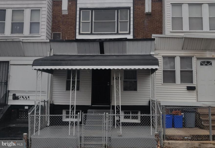 **FULLY RENOVATED REHABBED 3 BEDROOM, 2 FULL BATH IN KINGSESSING** Enter the enclosed porch sunroom to an open concept living, dining, kitchen with Stainless Steel appliances, abundant cabinet space and granite counter tops. The  mudroom off the kitchen leads to rear enclosed yard with a deck that is perfect for Summer barbeques and entertaining. All new floors throughout with new HVAC in all rooms including enclosed porch and full finished basement. Finished, tiled basement boasts a laundry room and a full bath with shower. 2nd Floor has 3 full bedrooms and a full bath. Master bedroom boasts  large front windows allowing for an abundance of natural sunlight. Great value for this amazing charming rehab! Schedule your showing today.