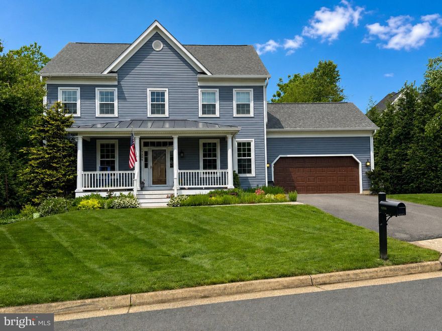 Beautifully updated 5 BR, 3.5 BA single family home with welcoming front porch and 2-car front-load garage located on a quiet cul-de-sac in the heart of Oakton. Main level features hardwood floors, separate living and dining rooms, private office, spacious family room with gas fireplace, and an updated chef’s kitchen with white cabinetry, large center island, stainless steel appliances, space for main level laundry and access to the covered deck and fenced backyard. Upstairs offers a spacious primary suite with sitting area, separate HVAC system, and updated spa-like bath with heated floors, plus 3 additional bedrooms and updated hall bath. Walk-out lower level includes large recreation/media area with second gas fireplace, legal 5th bedroom, full bath, large laundry room, slate patio access, and abundant storage/workshop space. Recent updates between 2017 - 2019 include:  New roof, New siding, New windows, New HVAC with separate mini split in primary bedroom, updated kitchen, updated primary and upper level hall baths.  2026 updates: New carpet in basement, New LVP flooring in basement laundry room, Newly painted rooms. Ideally located in the heart of Oakton, this home offers exceptional convenience with shopping, restaurants, coffee shops, and everyday services just minutes away. Nearby Oakton Shopping Center and Hunter Mill Plaza feature Giant, CVS, Starbucks, Chipotle and a variety of popular local dining options. The location also provides easy access to the library, medical and dental offices, veterinary services, Route 66, Vienna Metro, and Dulles Airport. Situated within the highly regarded Oakton school pyramid and close to Oakton Elementary and Oakton High School. Recreation, golf, shopping, and entertainment are all nearby including Oakmont Rec Center, Fair Oaks Mall, and Tysons Corner.