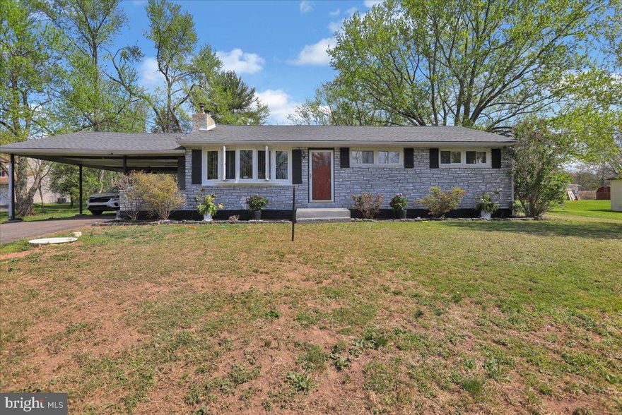 Looking for a home in town but, with the "out of Town" feel? This home may be your perfect fit! . Showing awesome curb appeal, 3 bedroom, 1 bathroom home rests on .6 ac. on the Northern end of Manatawny St. As you drive up to the home, you'll notice the huge front and side yards, great curb appeal, and ample parking. Looking at the home will also show you it has a newer roof. Upon entering the home from the carport, you will see a newly floored mud room that leads into the kitchen (stainless steel appliances and granite countertops). To the right you'll see the spacious living room with fire place (new carpeting and ceiling fan). The original hardwood floors have been revealed and recently beautifully refinished. On the first floor you will also find 3 well appointed, private bedrooms with newer carpeting, and the bathroom. Downstairs you will see a storage /utility room and a huge family room that has been recently renovated from top to bottom. In the back yard you will encounter a generously sized deck where you can enjoy the serenity of nature or, entertain as you like, a huge back yard with a large shed. Located in town but, set in a small private neighborhood in Pottsgrove School District, this home offers the best part of living "out of town" while retaining all of the amenities and proximity of "in town" homes. Schedule your showing today!