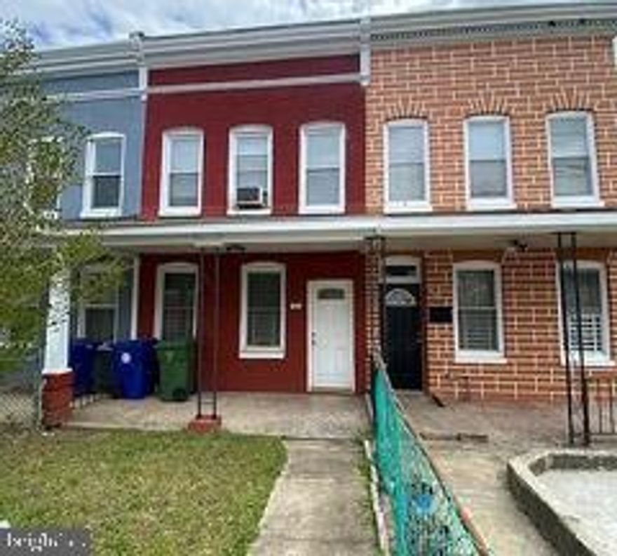 Investor-focused and priced well below comparable sales, this middle-of-group rowhome delivers immediate value and long-term upside. Enjoy a ground-level, no-step front entry with a welcoming porch, leading into an easy living/dining combo that maximizes main-level flow. The home features 3 bedrooms and 1 full bath, original hardwood floors with classic character, and an unfinished basement—ideal for storage today and future expansion tomorrow. Previously and currently leveraged as a short-term rental, the property already demonstrates income potential, while the new roof (2020) adds peace of mind for years ahead. Whether you’re adding to a portfolio or purchasing your first investment, this address checks the boxes: location, usability, and built-in equity. Tenant-occupied; please allow 48 hours’ notice for all showings. Come see the opportunity and imagine the returns.