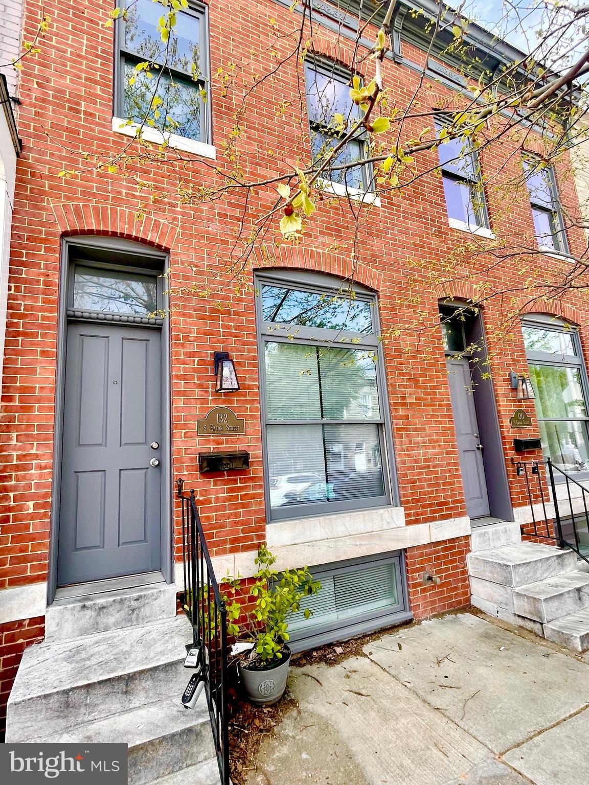 Stylish renovated townhouse in the heart of Baltimore – 3 bed | 3.5 bath
Welcome to 132 S Eaton St, a beautifully updated townhouse-style home offering 3 spacious bedrooms and 3.5 modern bathrooms. Nestled on a charming city block, this home blends contemporary finishes with classic Baltimore character.
Step inside to an open layout featuring recessed lighting, quartz countertops, and stainless-steel appliances in the fully renovated kitchen. The primary bedroom includes direct access to a private rooftop deck, perfect for relaxing or entertaining with city views.
The finished basement features a full bathroom, offering great flexibility as a guest suite, home office, or additional living space. Every detail has been thoughtfully updated, making this home move-in ready and ideal for comfortable city living.
Don’t wait before someone else snags this charmer, schedule your tour today!
