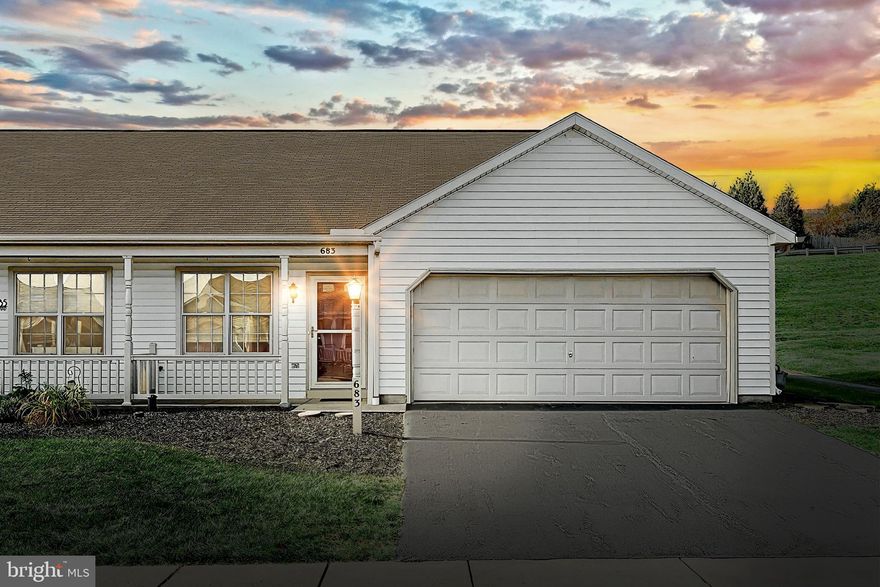 Welcome to this beautifully designed 2-bedroom, 2-full-bath home that offers a perfect blend of comfort and luxury. The spacious living room features a stunning stone facade wall with a built-in mantle, creating a warm and inviting focal point. The gourmet kitchen is a chef's dream, with gleaming granite countertops, a country-style sink, a five-burner gas stove, double ovens, and a pot filler, making meal preparation a breeze. You'll also find a wine rack conveniently placed above the fridge, adding a touch of elegance. The primary suite boasts a large walk-in closet and a luxurious en-suite bath with a double-size walk-in shower, complete with bench seating, multiple shower heads, easy-grab bars, and a vanity with a quartz countertop and upgraded faucet. Plus, a bidet adds a modern touch. For added comfort, a tankless hot water heater ensures on-demand hot water throughout the home.

This home also offers an oversized two-car garage with a gas heater, perfect for year-round use. The garage includes a dedicated workshop space with custom blue cabinetry that stays with the home. Step outside to your private patio and enjoy the peaceful surroundings as this home sits right beside a community park with walking paths, tennis courts, a baseball field, a pavilion, and a playground. With all the amenities and thoughtful upgrades, this home is ideal for anyone looking for both convenience and luxury. All furniture is available for purchase, making it even easier to move right in and make it yours.