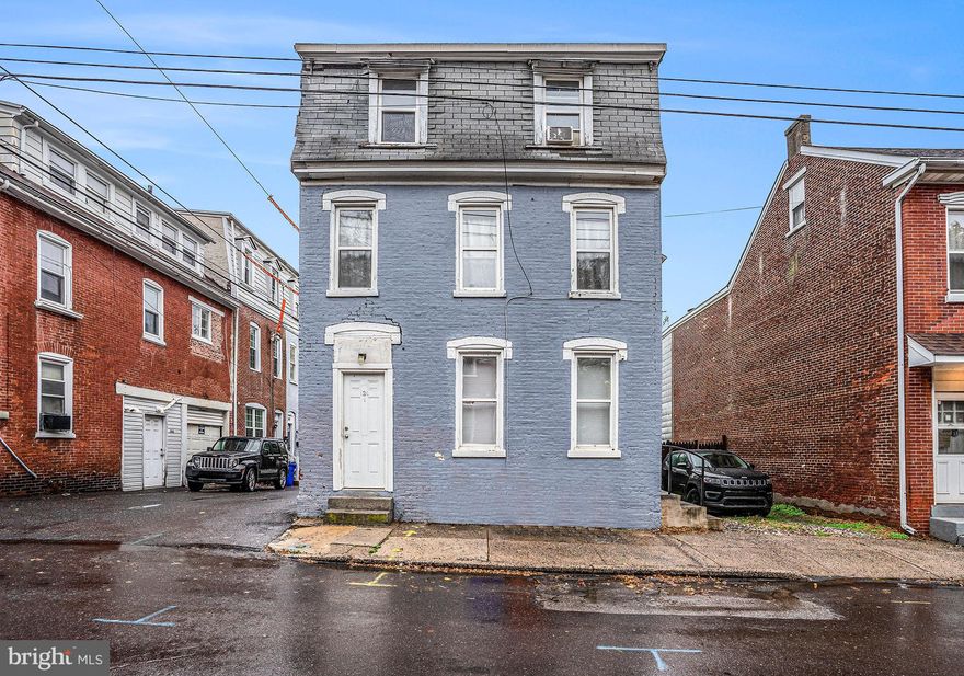 Investment opportunity in Pottstown Borough!
Tenant-occupied duplex featuring one 2-bedroom unit and one 3-bedroom unit with 1 offstreet parking space and a fenced in backyard. Offers immediate rental income. A perfect turnkey addition to any investment portfolio, with potential for increased rents through future improvements. Owner pays common electric $300, trash, water & sewer $2,200 and misc maintenance of approx $1,300 annually.  Tenant pays for their own heat and electric.  Ready for its next owner—schedule your showing today!