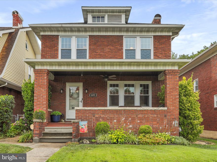 Welcome to this absolutely charming and remarkably well-kept brick two-story home, perfectly tucked away on a quiet side street in Cumberland, Maryland—just a short walk from Fort Hill High School. This may be the nicest, cleanest house you’ll come across! Step into the inviting front foyer and into your spacious yet cozy living room, complete with a decorative fireplace that adds warmth and character. From there, flow into the spacious formal dining room and on to the beautifully updated kitchen, featuring stainless steel appliances, a charming kitchen bar area, and plenty of room to cook and gather.

Upstairs, you’ll find a spacious landing leading to three comfortable bedrooms, all offering ample closet space, and an updated full bathroom with a stylish tile surround. The lower level is spotless and versatile, currently set up as a guest room with its own full bathroom, a laundry area, and plenty of storage space.

Out back, the fully fenced yard offers the perfect mix of relaxation and entertainment, with a rear porch, a deck/patio, and a cozy fire pit area—once used for off-street parking, which could potentially be reinstated thanks to convenient alley access. The front porch is just as delightful, featuring a ceiling fan and the perfect place to sit back and enjoy the neighborhood. With newer flooring, a newer roof, updated heating and central air systems, and loving care throughout, this home is truly move-in ready and waiting for you to fall in love.
