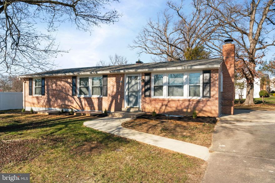 Welcome to your dream home! This completely renovated (2024) 6BR 2.5BA house features new waterproof laminated floors throughout.  As soon as you walk in to the main level you will be able to see a gourmet kitchen featuring quartz countertops and stainless steel appliances along with a cozy family room and 3BR, and 1.5BA. Down the stairs, the fully finished basement offers 3BR, 1BA, a second family room with wood-burning fireplace, a wet bar plus a complementary washer and dryer. Large almost half acre, level lot with garden shed. This property offers the possibility to buld a U-Shaped driveway, a rear secondary entrance and benefits from street parking; this home provides both convenience and flexibility. Excellent location minutes from DC, Old Town Alexandria, MGM, National Harbor, restaurants and shoppings. Convenient commuter location close to multiple metro/subway stations, Reagan International airport, I-495, and Amazon HQ.