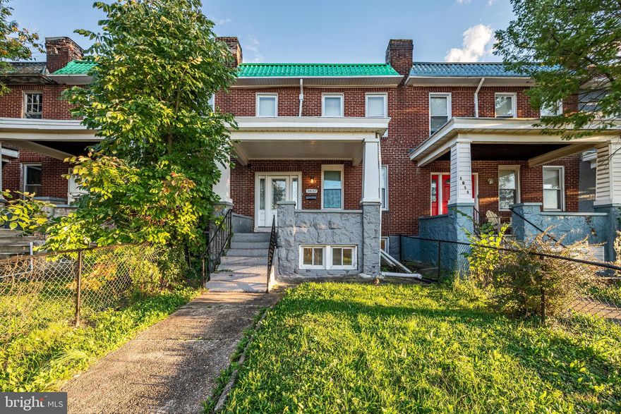 Welcome to 3857 W Forest Park Ave – a beautifully updated Baltimore rowhome offering comfort, space, and modern living! Step onto the inviting front porch and into a bright, open-concept main level featuring hardwood floors, recessed lighting, and a spacious living area perfect for entertaining. The updated kitchen includes stainless steel appliances, white cabinetry, a tile backsplash, and generous counter space for meal prep. Upstairs, you’ll find comfortable bedrooms with great natural light and ample closet space, along with updated bathrooms featuring modern finishes and tile accents. The finished lower level provides additional living space, ideal for a recreation room, office, or guest area, plus extra storage. Enjoy the fenced backyard and private deck, perfect for outdoor gatherings or quiet relaxation. Conveniently located near major routes, shopping, and dining, this home offers both charm and convenience.