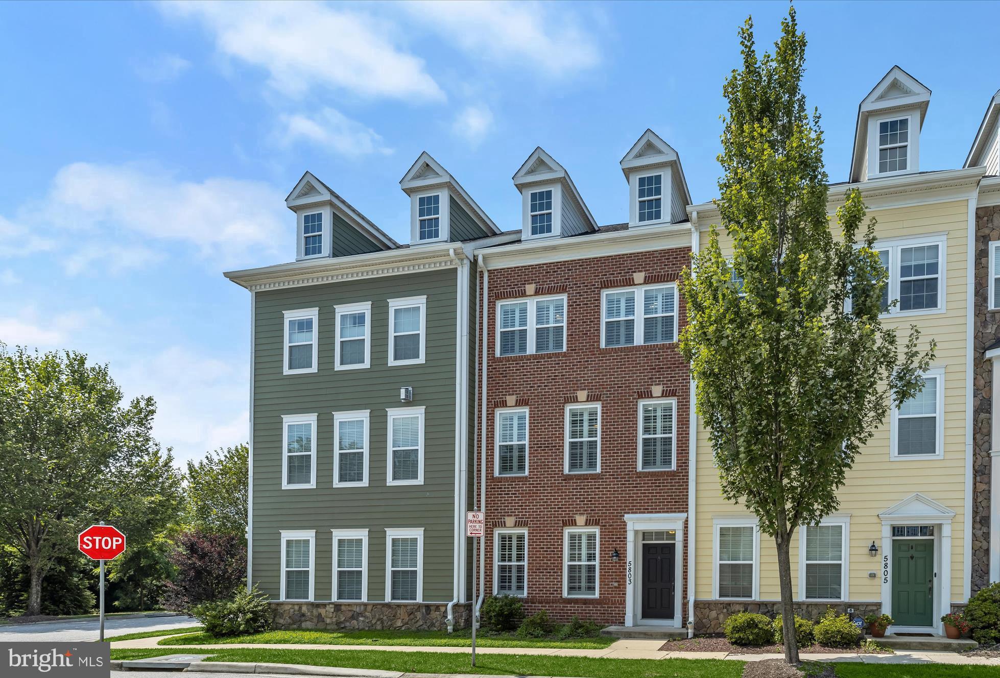 This beautiful brick-front townhome offers three finished levels of comfortable living, plus a 1-car attached garage, all in the fantastic amenity rich Shipley's Grant community. Inside, you'll find a bright, open layout with stylish finishes and plenty of space to spread out. The entry level includes a flexible room that’s perfect for a home office, workout space, or extra hangout zone, with direct access to the garage for added convenience. Upstairs, the main level features gorgeous hardwood floors and a spacious open floor plan. The kitchen is a real highlight with a big center island, granite countertops, stainless steel appliances, and rich wood cabinetry. It flows right into the dining and lounge area, with sliding plantation shutter doors leading to a private balcony, great for morning coffee or evening unwinding. The top floor is home to the roomy primary suite with a walk-in closet and a spa-like bathroom, complete with a soaking tub, separate shower, and dual granite vanity. Two more bedrooms, a full hall bath, and a laundry room round out this level. The community offers great amenities like a swimming pool, and you’ll love the location, close to major commuter routes, shopping, dining, and plenty of entertainment options..