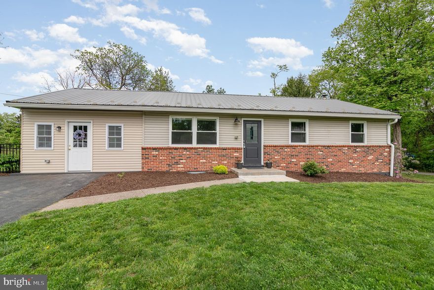 With over 2000 square feet of living space on over half an acre, this recently renovated ranch home, perfectly blends elbow room and rural tranquility. The main floor offers a bright and sunny living room, 3 bedrooms, an updated kitchen with granite counters, stainless steel appliances & dining space, and a bathroom with a double bowl vanity & shower seat, ensuring comfort and convenience. The newly finished 3-Season Room is a standout feature, with brand new drywall and an abundance of windows that flood the space with natural light, creating a serene and inviting atmosphere. Includes small ramp for easy access all the way from the driveway to the kitchen. You'll also find a dog door that leads to a fenced-in area to keep even the smallest of your pets safe. The fully finished basement offers a spacious living room, laundry space, a full bath and 2 additional bedrooms, which gives this home a total of 5 bedrooms! The home is topped with a low-maintenance metal roof, ensuring durability and peace of mind. Outdoor enthusiasts will appreciate the fire pit, perfect for cozy evenings under the stars. Shed included for storage. Located within the Central Dauphin School District. With this home's rural feel, it's an ideal choice for those seeking a balance between country living and modern-life conveniences. Don't miss the chance to make this wonderful property your new home.