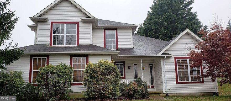 **Pending Release**This colonial has a 2 car attached, side entry garage w/a porch front, rear deck, fenced rear, FP in Family Rm, 4 BR's and 2.5 baths including a master w/en suite. This property may qualify for Vendee Financing. Sold as is! This property is being marketed with a Hold Harmless Form, which must be signed before you can access the property due to discoloration in the basement. Pipes do not hold pressure. Use & Occupancy Inspection needed by city before occupancy allowed. EMD check must be made out to the buyer's title company. No offers accepted without POF! Please use forms under MLS docs to submit an offer.