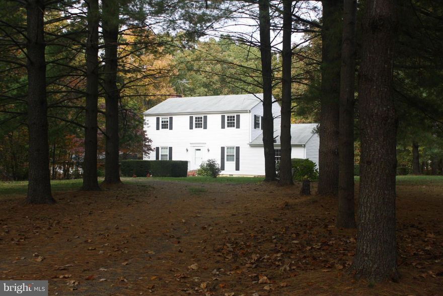 BEAUTIFUL COLONIAL NESTLED ON 2 PEACEFUL ACRES, SHOWS PRIDE OF OWNERSHIP, BOASTING 3 BEDROOMS, DEN, LARGE FAMILY ROOM WITH GAS FIREPLACE, LIVING ROOM, SEPARATE DINING ROOM, ONE CAR GARAGE, LARGE ATTIC WITH WALK UP STAIRS, WONDERFUL OPPORTUNITY, THIS PROPERTY IS A GEM!!