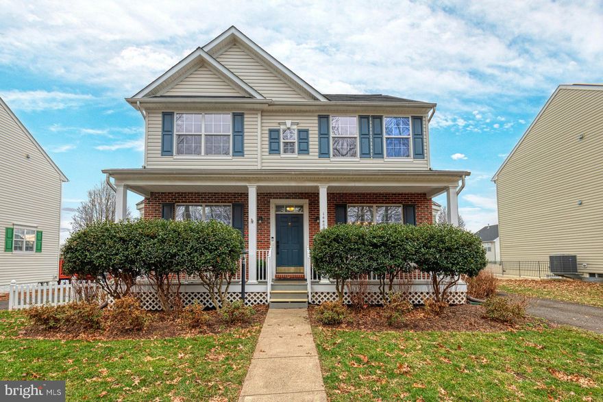 Welcome to the most amazing home on the market in the sought after Meadows at Morris Farm neighborhood.  With 3BR, 3.5 BAs and over 2300 finished square feet there is room for everyone in this beautifully updated property!  As you step on the vast front porch, stop for a moment and take in the serene atmosphere of the neighborhood.  Enter into the grand foyer that could also be a sitting area or extension of the living or dining room.  Notice the newer flooring, fresh paint, and the large and many windows, giving a bright, airy feel.  On the main level, you will find a formal dining area, formal living area that could be an office, book nook, or play area, you choose.  In addition, there is the light, open kitchen with pantry and island, which is open to the cozy family room with gas fireplace and more incredible windows.  Upstairs there are 3 amazingly sized bedrooms, including 2 secondary bedrooms, and an oversized Owners’ Suite, containing a beautifully remodeled and improved Owners’ Bath with walk-in shower, amazing storage cabinets and soaking tub in addition to the ample walk-in closet.  The walk-up basement boasts a finished, open floor plan with newer carpet and room for many activities, an additional full bath, laundry room, and a bonus room that is almost finished and could be a great additional space with just a little work.  Like to spend time in the fresh air?  Enjoy the composite deck and sizeable, fenced backyard!  This home is everything you need an more.  Do not miss the opportunity! OFFER DEADLINE:  Sunday, March 23, 2025 at 6PM