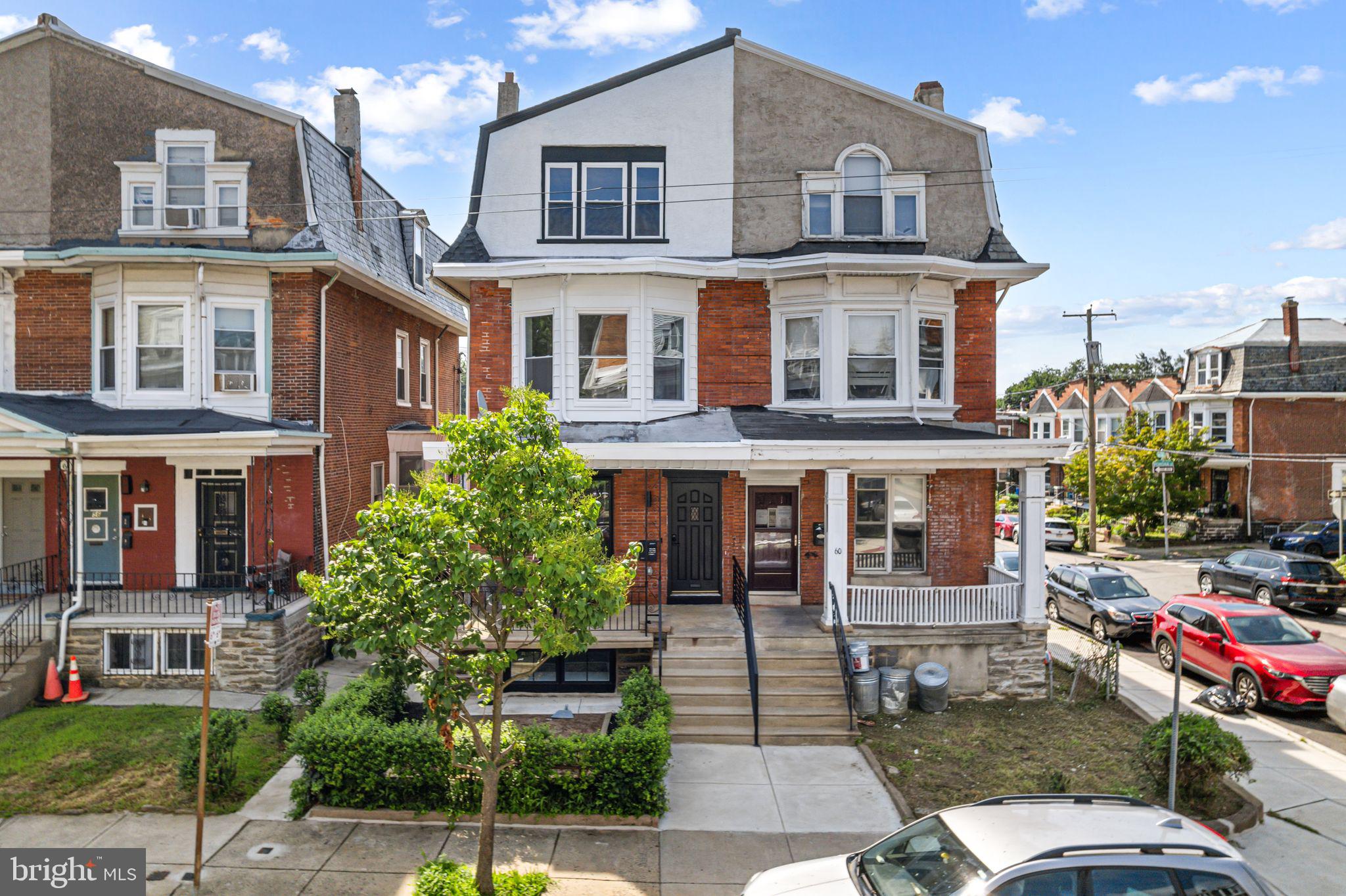 Welcome to this stunning fully renovated twin home located at 58 W Pomona Street in the vibrant Germantown neighborhood of Philadelphia, PA. This exquisite residence combines classic charm with modern luxury, offering a spacious and inviting atmosphere perfect for today's lifestyle.
As you step inside, you'll be greeted by the expansive open-concept layout, accentuated by wide plank wood flooring that flows seamlessly throughout the home. The main level is a showstopper, featuring a designated living room, a formal dining space, and a breathtaking gourmet Chef's kitchen. The kitchen is a culinary delight with its brand new appliance package, providing everything you need to entertain and create memorable meals.
The second floor offers two bright and airy bedrooms, each providing a tranquil retreat. The brand new bathroom on this level is designed with high-end luxury tile and all-new fixtures, ensuring a spa-like experience.
The third floor continues to impress with an additional secondary bedroom and a massive private primary suite. This primary suite is a sanctuary, complete with a spa-like ensuite bathroom that includes a double vanity, brand new fixtures, and luxurious tile work.
The fully finished basement provides even more living space with a full bathroom, making it an ideal spot for a family room, home office, or guest quarters.
Step outside to the pristine backyard, where you'll find a brand new deck and privacy fence, perfect for outdoor gatherings or simply unwinding in your piece of paradise.
This exceptional home at 59 W Pomona Street truly offers the best of modern living in a historic setting. Don't miss the opportunity to make it yours!