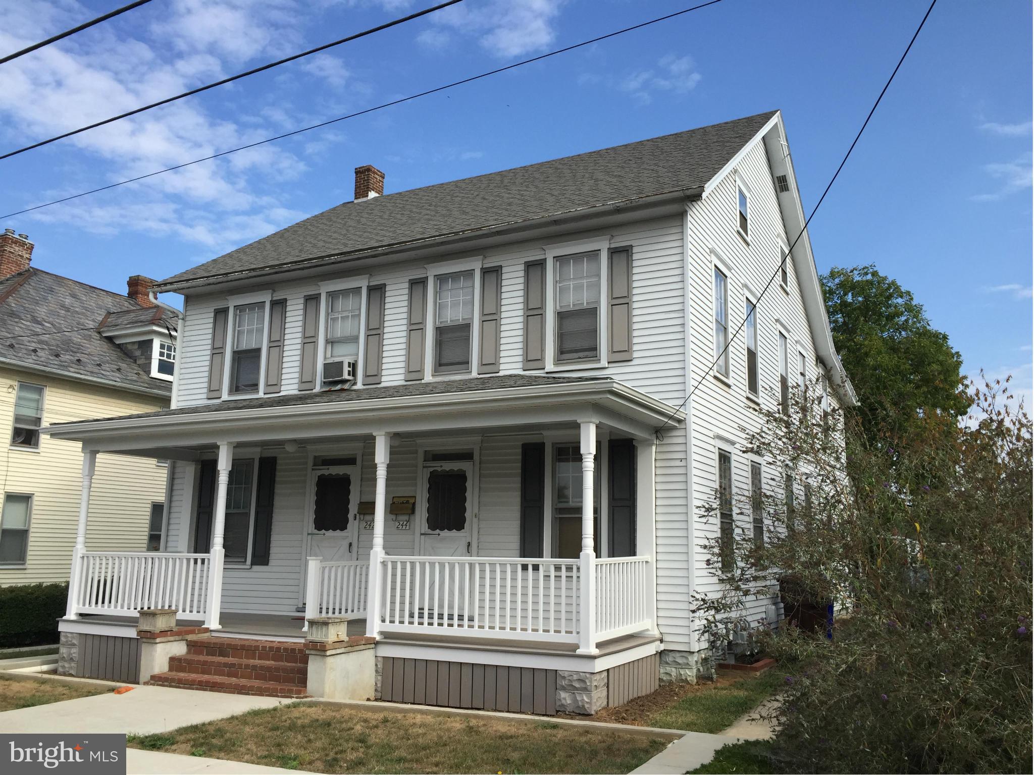 Really nice Half Duplex in the heart of Greencastle. Three bedrooms, Completely redone full bath, Kitchen Dining Room and Living Room. Basement for Laundry Hookup and storage. Attic for storage. Off street parking!! Front Porch, Covered patio and nice yard. Water/Sewer/Trash and lawn care included in Rent. Tenant resposnsible for Electric and Heat(Gas Hot Water). No pets allowed!!