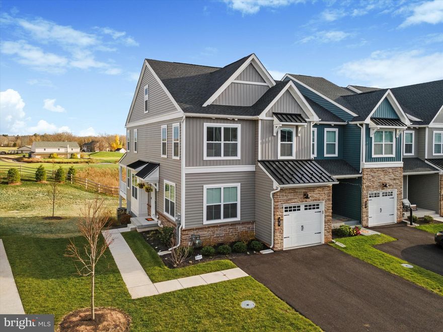 OPEN HOUSE SUNDAY!!!  Celebrate holidays because this home already has installed the permanent light package!  After a year of cherishing this home, it’s now time for new owners! Lovingly constructed in 2024 to replicate the model home, this residence boasts four levels of living space and has undergone approximately $200,000 in pre and post-construction upgrades with approximate square feet.   This one is not like the others in Ironwood, and offers so many rooms - take a look! You'll be captivated by the stunning golf course views from the living room, sunroom, covered deck, or extended patio featuring a sitting wall.

The Rittenhouse model includes a front-entry, one-car garage with a side door that opens into a hardwood foyer. The open great room floods with natural light, leading to an impressive kitchen upgraded with quartz countertops and backsplash, a sizable kitchen island, a large handcrafted sink, high-end Samsung AI technology white glass appliances, a pantry, and hardwood floors. French doors open into the sunroom, currently utilized as a dining area, which extends out to the pressure-treated covered deck.

On the main level, you'll find a den/guest suite with a full bathroom, presently serving as a home office. As you ascend the stairs, hold onto the contemporary railing adorned with iron balusters and discover three bedrooms, two full bathrooms, and a convenient laundry room. The master suite features vaulted ceilings, dual walk-in closets, and a luxurious bathroom equipped with a double vanity, water closet, upgraded matte black walk-in shower, and a linen closet. The additional two bedrooms are spacious, enhanced with upgraded lighting, and share a hall bath with tiled flooring.

Continuing to the upper-level finished loft, you’ll find a versatile flex space. The finished basement complements this home with a home theatre package, two large closets, an additional unfinished storage/mechanical area, and another walk-out sunroom with French doors leading to the newly installed extended patio with a sitting wall.

Additional highlights include a grand lighting package, custom luxury blinds, custom shelving, Guardian Whole Home Monitoring/Protection, an epoxy garage floor, and much more. This home is truly a must-see! The WB Homes one-year punch list is currently being addressed, so all you need to do is pack your bags and move right in—after you settle, of course!