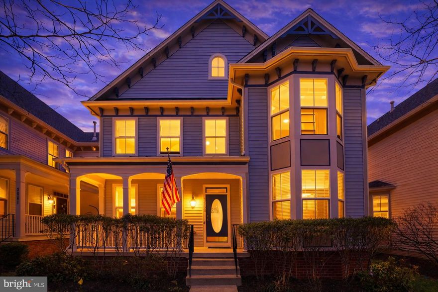 Wow! This desirable Victorian style Urbana Highlands home is a true gem, offering style, space, and thoughtful upgrades throughout. The main level features beautifully upgraded hardwood floors and a welcoming entry that opens to separate living and dining rooms—perfect for both everyday living and entertaining. The gourmet kitchen is the heart of the home, showcasing stainless steel appliances, elegant Corian Quartz Countertops -Higher Grade than the Quartz, a spacious eat-in island, and a convenient serving area connecting the kitchen to the dining room. Stylish details include a tasteful back splash, decorative ship-lap accent wall, beverage refrigerator, coffee bar, and a large custom pantry with an easy-to-operate modern barn door. The adjoining family room features a cozy fireplace with a mantel, creating a warm and inviting gathering space. A beautifully appointed powder room and a versatile main-level flex room—ideal for a home office, craft room, or study—are conveniently located near the garage entrance. Upstairs, you’ll find four generously sized bedrooms. The luxurious primary suite features a tray ceiling, comfortable sitting area, walk-in closet, and a spa-like bathroom with double sinks, a separate shower, and a relaxing soaking tub. The secondary full bathroom has also been tastefully upgraded.
The finished lower level expands the living space with a large recreation room, an additional flex room perfect for a gym or guest space, a storage room, and a well-equipped laundry room complete with cabinetry and a utility sink.  Not to mention the beautiful front porch, back patio and a convenient location with sought after schools. This exceptional home blends comfort, functionality, and modern upgrades—making it truly move-in ready.