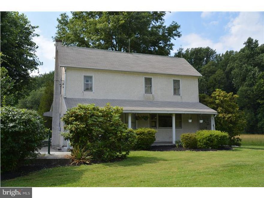 A Perfect Horse Property if there ever was one. Down a long driveway, ten acres open and level pasture with a simple farmhouse and two garage style outbuildings. Owned by the same family for years, its been well cared for and maintained. Just build the horse barn and set up the fence. Its long front porch looks onto private hay fields, the country kitchen  just needs the big table for daily meals and family gatherings. Wood floors enhance the rooms, and there are three bedrooms, one on the main floor. While its not a big house, its harkens back to simpler days, the days many people long for now. The original structure was log framed, and the one story addition could have a second floor addition to provide a second bath. Honest and simple with a stunning pastoral setting, this property is loaded with potential but ready to rock as she has been for decades. One Bedroom on the first floor and 2 wells on the property. Located within the Pennridge school system and convenient to commuter highways, this is truly set on a byway - far from the crowd and traffic.
