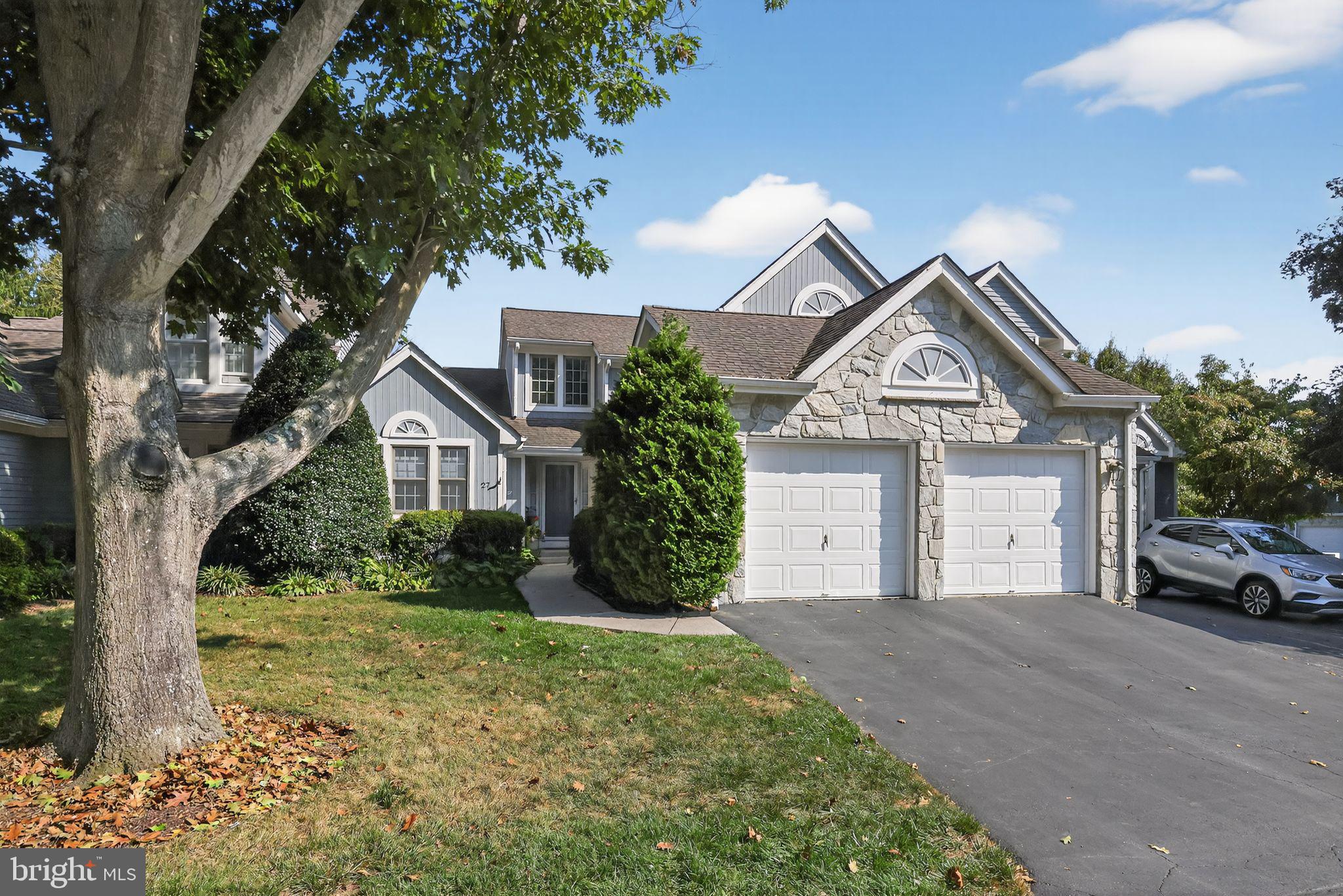 Welcome to this beautifully maintained townhome in the resort-style community of Somerset Lake, where comfort and convenience blend seamlessly with lifestyle amenities, with a sought-after First Floor Primary Suite. From the moment you arrive, the home’s curb appeal and inviting architecture set the tone for what awaits inside. Step through the front door into a sunlit foyer framed by soaring cathedral ceilings and oversized windows that flood the space with natural light. The open floor plan flows effortlessly into the great room, complete with a cozy fireplace and hardwood floors that extend into the adjoining dining area. Perfect for entertaining or everyday living, the space feels both spacious and inviting. The kitchen is designed with both function and charm in mind, featuring ample counter space and a cheerful breakfast room that overlooks the newly upgraded Trex deck (2023). This maintenance-free outdoor retreat is ideal for morning coffee, dining al fresco, or simply enjoying peaceful evenings. A key highlight of this home is the popular first-floor primary suite, offering privacy and convenience. The suite includes a generously sized bedroom, walk-in closet, and a spacious bathroom. Upstairs, two additional bedrooms with large closets and a full bath provide comfort and flexibility. A full, basement adds significant storage options or the potential for future living space, while the two-car garage offers direct access into the kitchen for ease and practicality. Somerset Lake offers unmatched amenities designed to enhance everyday life. Residents enjoy access to a clubhouse with a theater room, game room, fitness center, and sauna. Outdoor recreation includes a sparkling pool overlooking the 28-acre lake, tennis, basketball, and volleyball courts, plus playgrounds and walking paths. The location is equally appealing, just minutes to Delaware’s tax-free shopping, White Clay Creek State Park, and historic Kennett Square, with its restaurants, boutiques, and cultural attractions. Whether you are seeking convenience, recreation, or a vibrant community, this home delivers. With recent upgrades, thoughtful layout, and resort-style living, this Somerset Lake townhome is truly a rare find.