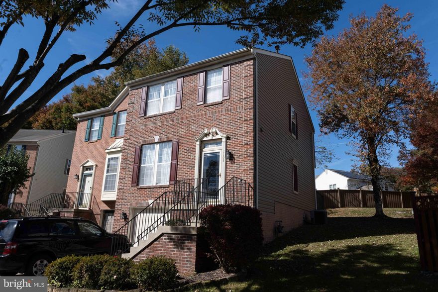 Beautifully cared for end-unit brick townhome situated on a cul-de-sac conveniently located near Southern Maryland Hospital Center, Branch Avenue and the Beltway.  Newer HVAC, newer water heater, new siding, newer LVP flooring, new carpet, fresh paint, remodeled baths, ceramic tiled baths and so much more.  This one has it all!  Totally turn-key. Huge living room opened to the formal dining room.  Eat in kitchen is functional and sizable.  Basement is fully finished and includes a half bath.  Bedrooms are significantly sized and primary includes an updated en-suite bath.  The large primary walk-in closet will impress.  One car garage for added convenience.  Close to shopping, dining, parks and commuter routes.