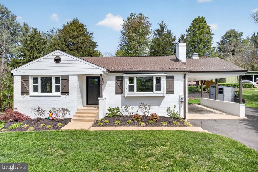 IN TOWN AND MOVE IN READY - Located in the heart of Virginia's Horse and Wine Country, this fully renovated home incorporates over 2,100 sq.ft. of finished space over two floors. The redesigned main level open floor plan immediately provides an up-to-date feeling from the living room with recessed lighting to a spacious dining and gourmet kitchen combination complete with professional six burner gas range. In addition, the main level includes two bed rooms and  updated full bath. The fully finished lower level includes a large recreation room, two bedrooms (one with walk-in closet), updated second full bath, utility room with sink, laundry room and storage/mechanical room. Sited on an elevated .31 acres, the home instills a "country" atmosphere having pastoral views from the front and a thoughtfully landscaped rear yard complimented with a flag stone patio, brick retaining wall, abundant pollinator plantings plus an original chicken coop from years gone by.  Recent major improvements include new roof and guttering  with complete exterior painting, installation of new flooring throughout both levels, replacement of main entry and kitchen doors, installation of matching door hardware throughout entire dwelling, new refrigerator, garbage disposal and exterior utility shed. Built with integrity and impeccably maintained, this property will not disappoint. Conveys with one year Home Warranty.