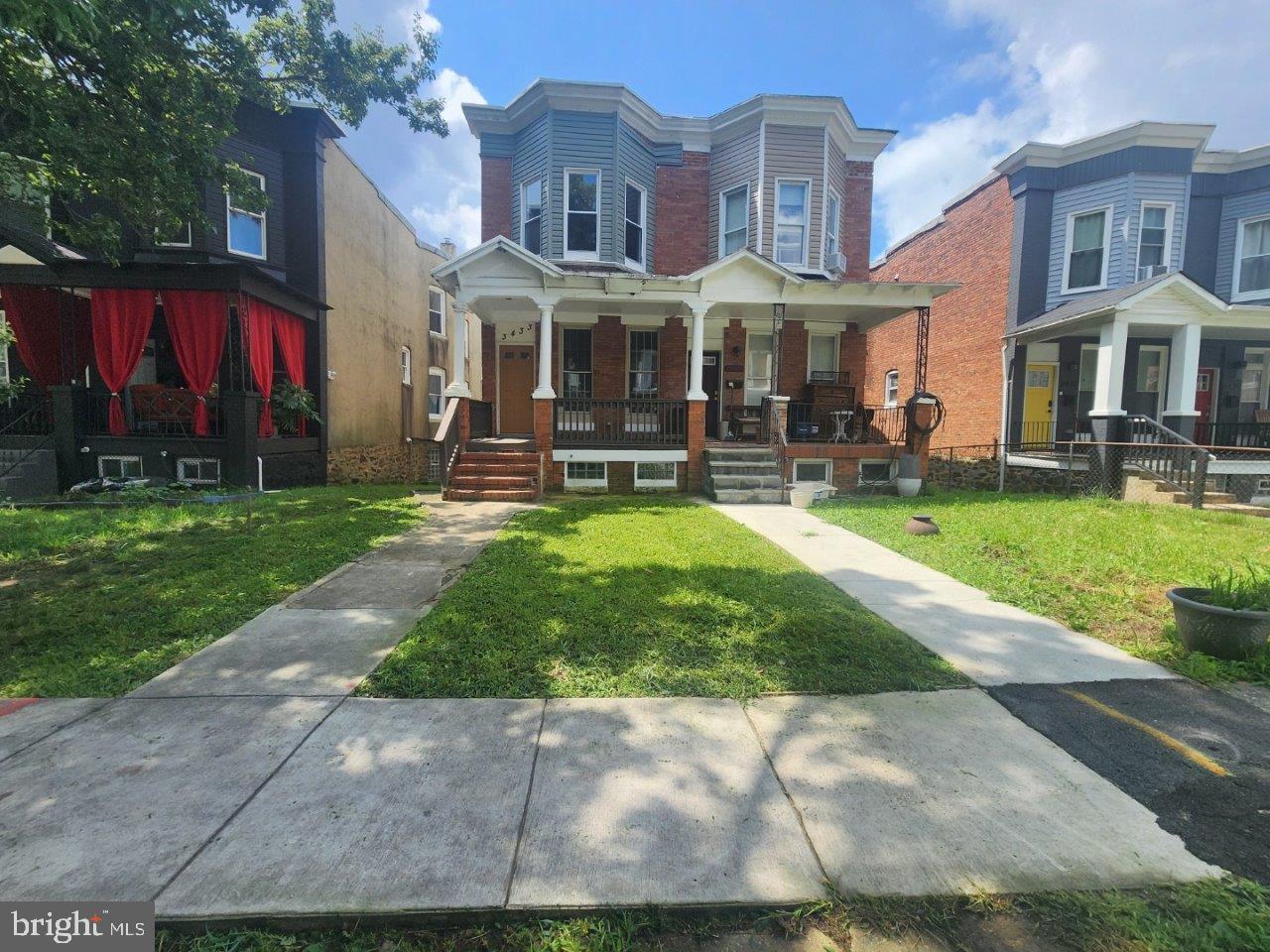 An opportunity you cannot miss. Come see this semi-detached townhome located in this quiet neighborhood. Step up to a covered front porch and open the door into an open concept main floor with tons of natural light. The focal point in the living room is an open view into the dining room which centers the main floor living space. The open kitchen boasts plenty of space to work with. From the kitchen step into the laundry room which will lead you to the half bath, which is ideal for guest and visitors. Proceed and step out to the large deck with views of your backyard. On the second floor is a large primary, a spacious secondary bedroom, and sizable third bedroom. The lower level offers additional finished living space including storage, a large family room, and a walk-out to the yard. The property is only a short distance from Forest Park High School, making morning commutes to school a breeze. Running errands is easy with Metro Sundries and just minutes from Coppin State University and Gwynns Falls/Leakin Park, with easy access to Hilton Parkway.