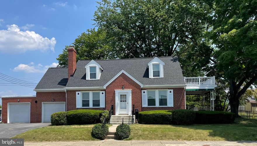 Offered for the first time, this all-brick, lovingly cared-for home presents a rare opportunity to own a property with space, flexibility, and incredible potential in a prime Frederick location, within walking 
distance to Baker Park. 

Featuring 3 bedrooms and 1.5 baths, the home offers a functional layout with a main-level bedroom (seller will install a door if desired) and two upper bedrooms, each with built-in cedar chests adding charm and character. Unfinished bonus room off of the bedroom can be used for an office, playroom, use your imagination. Step out of the second bedroom onto a spacious sun deck. 
The partially finished lower level offers endless possibilities, including potential for an in-law suite, basement apartment, or additional living, storage, or workspace options. The lower level expands your possibilities even further, with a pre-configured full bath space—ready for a toilet, sink, and lighting—making it an ideal, fully finished living area with exterior access.

Car enthusiasts, hobbyists, or small business owners will appreciate the attached 2-car garage plus an oversized 24' x 24' detached 2-car garage, along with a 12' x 17' block shed/workshop—a truly rare and valuable feature set.

Situated on a flat .34-acre lot, the outdoor space is ideal for entertaining, gardening, or simply enjoying the setting. A three-sided manual retractable awning enhances outdoor comfort, allowing you to watch the 4th of July fireworks from your backyard.

Enjoy the quick access to Route 40, Route 15 and Interstate 70 commuter routes.

Major updates include:

Roof (plywood decking & CertainTeed Pro shingles) – 2024;
Electric water heater – 2020;
Refrigerator – 2022;
Dishwasher – 2022;
A/C – 2010;
Furnace – 2004;
Electric panel – 2006;
Double oven & range top – 2006;
Smoke detectors – 2026;
This home is being sold as-is, offering a fantastic opportunity to renovate and personalize to your liking while building equity in a desirable location.
Don’t miss your chance to own a versatile property with unmatched garage space, a generous lot, and walkability to some of Frederick’s most loved amenities.