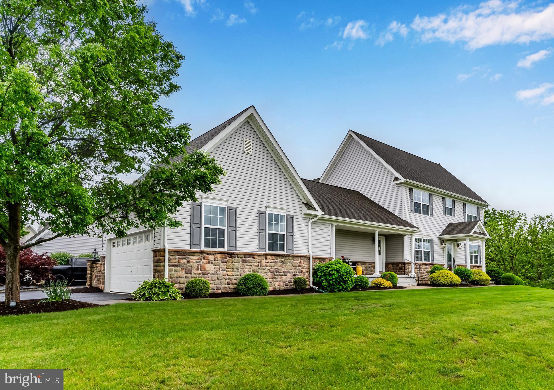 Don’t miss your chance to live within Lower Dauphin School District and enjoy everything that living in Bow Creek has to offer! Welcome to this spacious and beautifully designed 3-bedroom, 2.5-bath townhome offering over 1,800 square feet of comfortable living space above grade, plus a partially finished basement for added flexibility. Ideally located in a premier spot within the desirable Bow Creek development, this home blends convenience with thoughtful design. The main level features an open floor plan perfect for both everyday living and entertaining. The kitchen is a true centerpiece with granite countertops, ample cabinet space, and an island ideal for meal prep, casual dining, or hosting guests. The kitchen flows effortlessly into the dining area and bright living room, which includes a cozy nook that is perfect for a home office, craft space, reading corner, or toy storage. Step outside from the nook to your private deck, an ideal spot to unwind in the evenings or enjoy a summer barbecue. Upstairs, all three bedrooms are generously sized and filled with natural light. The primary suite boasts a walk-in closet and en suite bathroom for added privacy and convenience. The lower level offers a partially finished basement that can easily meet your needs whether as a family room, home gym, play area, or even a guest bedroom. A two-car attached garage provides ample parking and storage. This townhome truly lives like a single-family home, offering space, style, and comfort in a sought-after location. Condo Association fees include roof, exterior siding, lawn care, snow removal and common area maintenance. Book your private tour today!