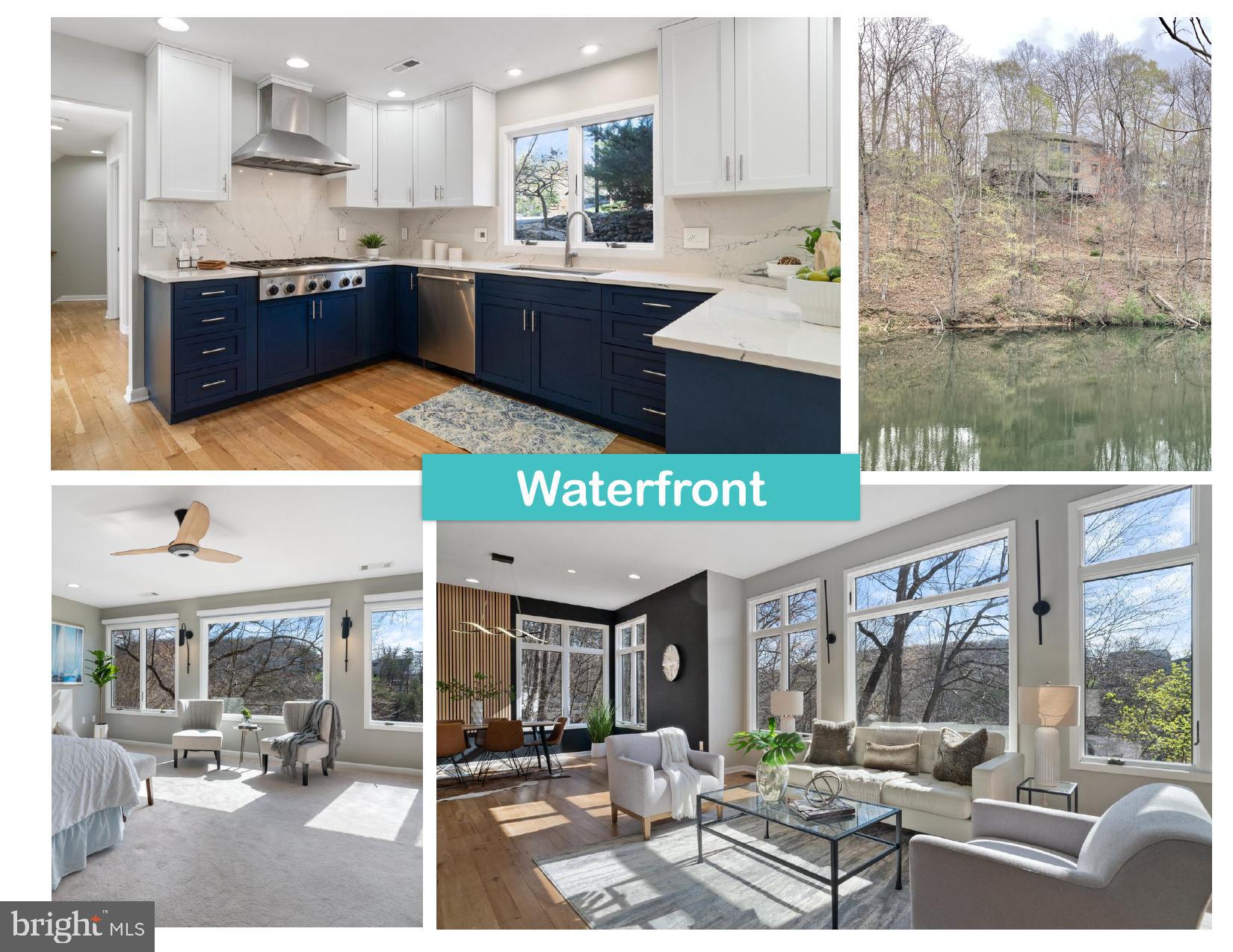 This home is stunning in person and pictures just don't do it justice. You won’t believe the upgrades! The kitchen is a chef’s and designer’s dream. The views are breathtaking. This home screams entertainment - from the remodeled kitchen and bathrooms, to the multi-level new connecting composite decks - complete with a covered portion newly wired and heated so you can gather year-round - you’ll never want to leave this lovely home. As you approach the home, you’ll see the stunning stone around the front door. To the right is a welcoming arch, leading down to the deck. From the moment you enter the bright foyer, the views greet you. The kitchen is just gorgeous - with new custom cabinets and quartz counters that extend up the walls, there isn’t one thing you’ll want to change. With a 6 burner gas stove, wall oven and microwave, oversized refrigerator, and eating area, it really is the perfect set up for the home chef and entertainer. You may not even notice how large the living room and dining area are since you’ll be looking at the view out the wall of windows. The large living area has a gas fireplace with new quartz, the perfect place to unwind, a remodeled desk/work area, and opens to the top level deck. The dining area is beautifully defined with an accent wall. Heading upstairs, which is multileveled, you’ll find the primary bedroom also with a wall of windows to enjoy the views, a remodeled luxury primary bathroom, equipped with a soaking tub that overlooks the water. On this floor, you’ll find another large ensuite bedroom with a remodeled bathroom and the laundry room. Heading to the upper level, there are two more oversized bedrooms and a full, remodeled bathroom. Downstairs is the fully finished basement, currently used as a gym but the perfect size rec room, a half bathroom, bonus room, gas fireplace, and wet bar, all opening to the lower deck. There is a massive storage area off the deck - perfect for kayaks, work benches, and golf cart storage. Other upgrades include new carpet, new paint, new railings inside, all new interior and exterior lighting, and new insulated garage door. With the privacy of the woods for summertime and the hill views in the winter, the location can’t be beat. Enjoy all that Lake Linganore has to offer: deep Navigable lake, multiple sandy beaches, multiple pools, boating, fishing, swimming, tennis, basketball, beach volleyball, nature & bike trails, Frisbee golf, pickleball, Event Tent, Farmers Markets, Summer Concert Series under the stars, playgrounds and so much more! Come and see for yourself.