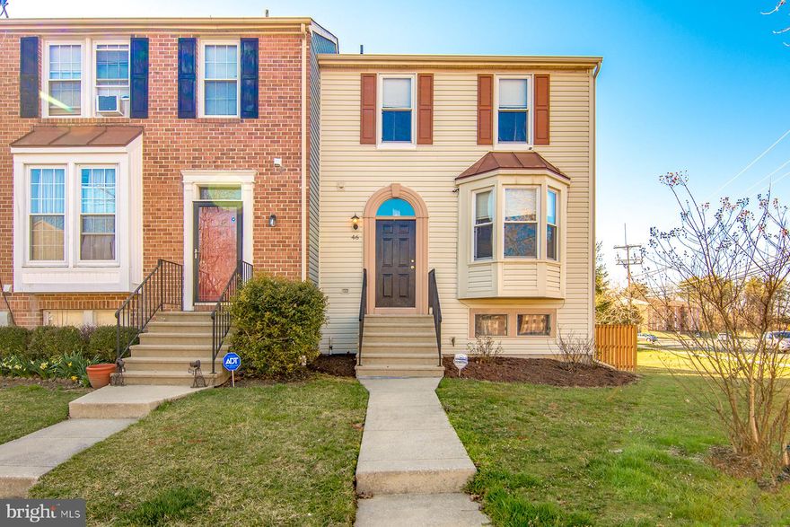 Well kept end unit with many updates throughout. Spacious kitchen with large pantry and updated counter tops. All new flooring throughout main and top level. Large deck with steps that lead down to a fully fenced back yard. Walkout basement with patio area.  All new fencing and siding were installed 2016. 3 spacious bedrooms with lots of closet space. The master bedroom includes a private bathroom. New windows were installed 2013.