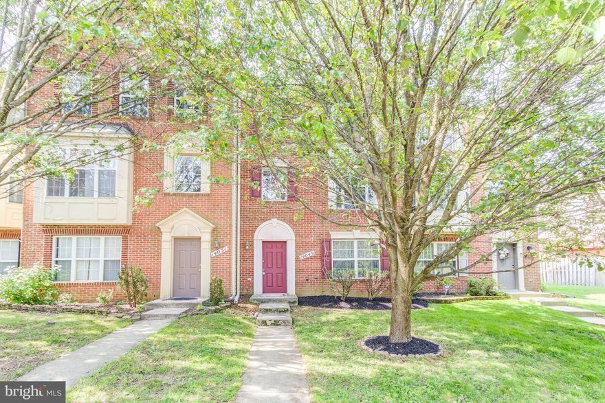 This stunning brick front townhome is located in the desirable Willows of Potomac community! The property feeds to sought-after Wootton High School. You are within minutes to I-270, ICC, and public transit. Closet to shopping, restaurants, and entertainment venues as well. The home is situated on a peaceful dead end street with over 1,900 square feet of living space on 3 levels. Enter on the lower level with a bedroom including full bath and walk-in closet.  There is a family room with a built in entertainment center. From the family room you can walk-out to your fully fenced back patio and yard. The main level features a bright and sunny living room. The eat-in kitchen is upgraded with stainless steel appliances and granite counters. From the dining area you have direct access to your huge back deck overlooking your yard. The upper level includes 3 spacious bedrooms and 2 full bathrooms. The master bedroom features a ensuite bath and oversized closet. The community amenities are numerous with swimming pool, fitness center, walking paths, and tot lots/playgrounds. Don't forget to view the virtual tour of this stunning home!