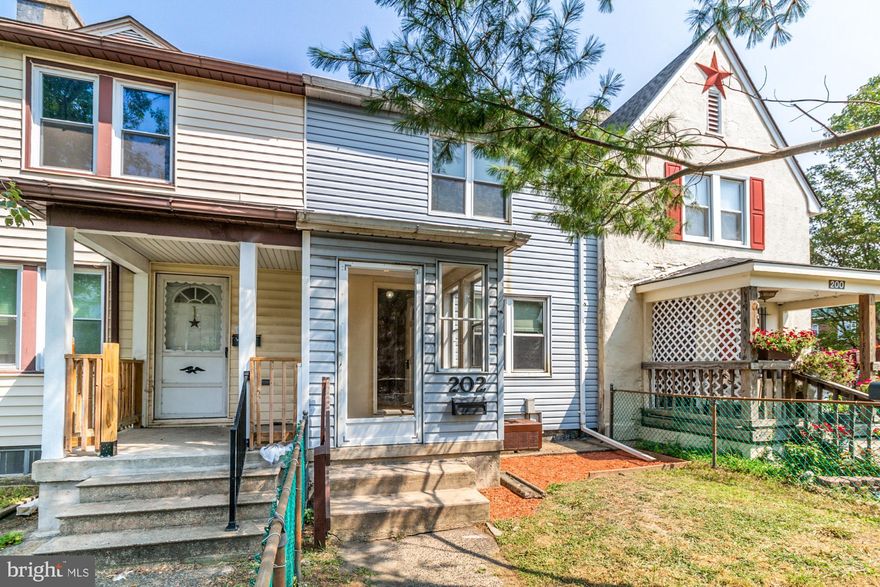 Move in ready townhome! This home features 2 bedrooms, 1 full bath and central air.  With brand new carpet and fresh paint throughout this home is ready for you! The kitchen is large and open with ample room for all your needs.  The sun lit dining area has a large slider leading to the rear yard and two car parking pad.  The bathroom has been recently updated. Large unfinished basement with lots of potential.  This home has a 2 car parking pad for off street parking! This is a great investment opportunity, the home previously rented for $1200.00 monthly.  Sold AS IS