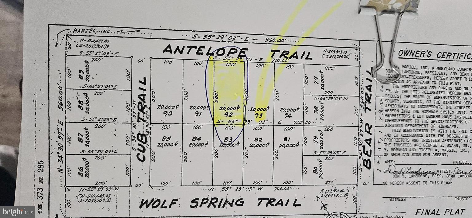 Lot 92 ANTELOPE TRAIL