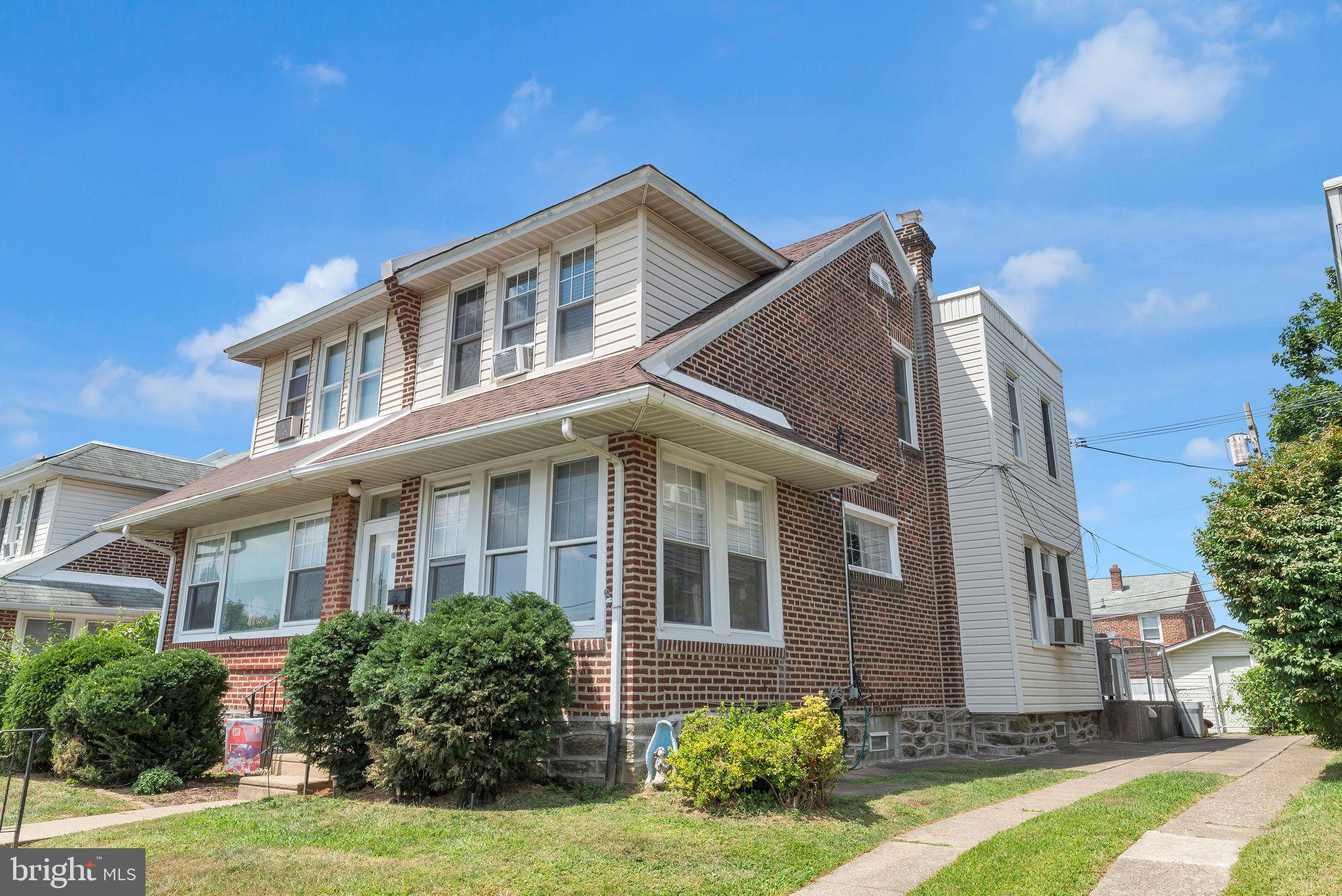 Welcome to 7950 Ridgeway Street!
Located in the desirable Fox Chase section of Philadelphia. This well-maintained twin home offers 1,350 sq. ft. of comfortable living space, featuring 3 bedrooms and 1.5 baths. This home has been owned by the same family for two generations, and has been lovingly cared for since it was built.
As you enter the home, the sunbathed sitting room/entryway welcomes you inside and connects to the family room through a beautiful glass-paned entry door, creating a bright and inviting atmosphere. Under the carpet, you’ll find hardwood floors throughout waiting to be uncovered. The spacious living and dining rooms provide plenty of room for gatherings, and the bedrooms are nicely sized. The full bath has been updated with a new tub and surround, adding a fresh touch.
The partially finished basement provides extra living space and includes an updated half bath for added convenience. The boiler (approximately 10–15 years old) is in excellent condition, and double-paned vinyl replacement windows provide year-round energy efficiency and comfort. A shared driveway offers convenient off-street parking if needed.
Out back, you’ll find a rear sunroom, a large backyard shed for extra storage, and plenty of space for gardening, play, or entertaining.
Perfectly situated near shopping, restaurants, and local conveniences, this home is also within walking distance of the SEPTA line, as well as the neighborhood elementary school, a community pool, and ball fields.
Don’t miss this chance to own a classic Fox Chase home waiting for its new owners to make it their own! Book your appointment today!