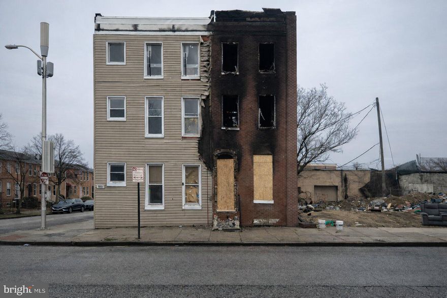 ONLINE AUCTION: Bidding begins 3/12/2026 @ 10:00 AM. Bidding ends 3/16/2026 @ 11:40 AM. List Price is Suggested Opening Bid. Deposit: $5,000.
 
This two-story townhouse is located in the Penn North neighborhood of Baltimore City. Residents can enjoy nearby facilities such as the Mondawmin Mall and Coppin State University. The property is vacant. The area also provides easy access to a major traffic artery, W North Ave, connecting to other parts of the city.