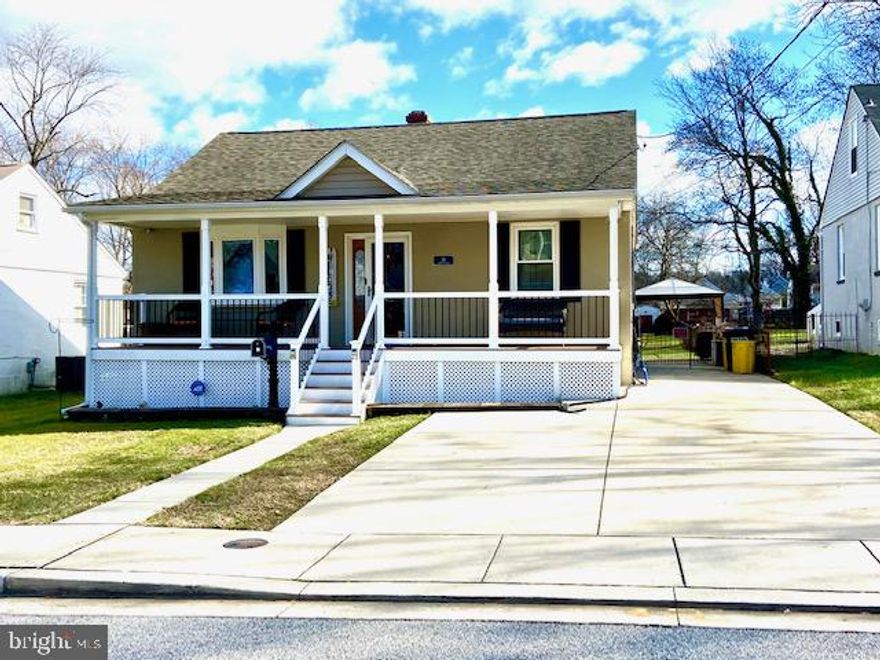 VACATION AT HOME in this  4+ BR Cape Cod! Lovingly Maintained and Upgraded throughout, One Lucky New Buyer will get to call this "Home".  With attention to detail at every corner, no expense was spared for the quality of workmanship put into this home.  An Entertainer's Dream with a Brand New Pool and New Decking within a HUGE Fully Fenced Yard! Beautiful Kitchen with Upgraded Appliances will impress any level of cook!  Nothing to do but UNPACK and enjoy as All Big Tickets items are Nearly New! Upgrades include: New Roof/Gutters/Vinyl Siding (2013), New Concrete Driveway (2013), New Covered Front Porch (2013), New Exterior Paint and Shed (2013), New HVAC (2013), New Double Hung Champion Windows (2013), New 11x20 Sunroom by Patio Enclosures, New Kitchen and Baths (2008), New Washer/Dryer (2018), New GAS Hot Water Heater (2020), BRAND NEW POOL, Filter, Liner & Pump, New Composite Decking and 12x20 Shed w Sunshade, (2018).  No HOA fees! No Ground Rent! Efficient Natural Gas!  With a LOCATION Convenient to EVERYTHING,  this home has it ALL!